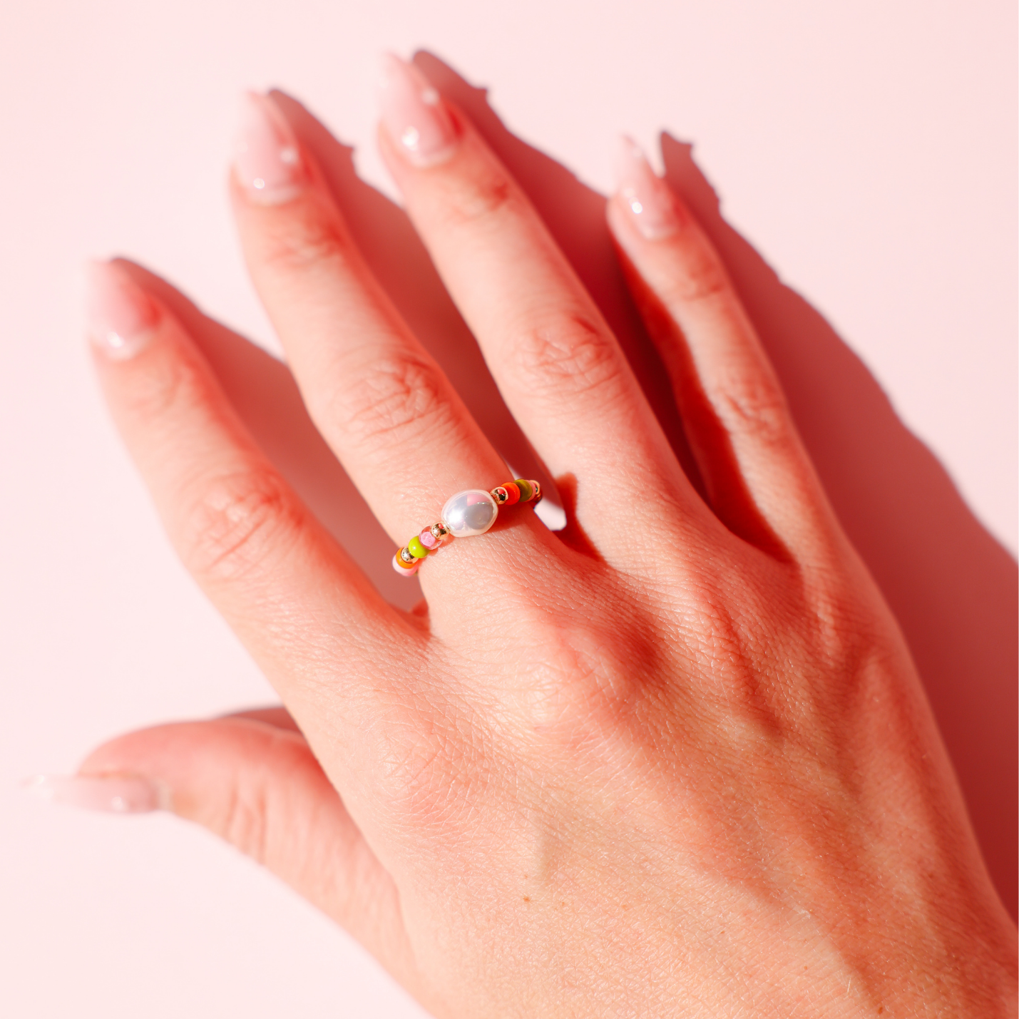 Sherbet Sprinkle Pearl Ring