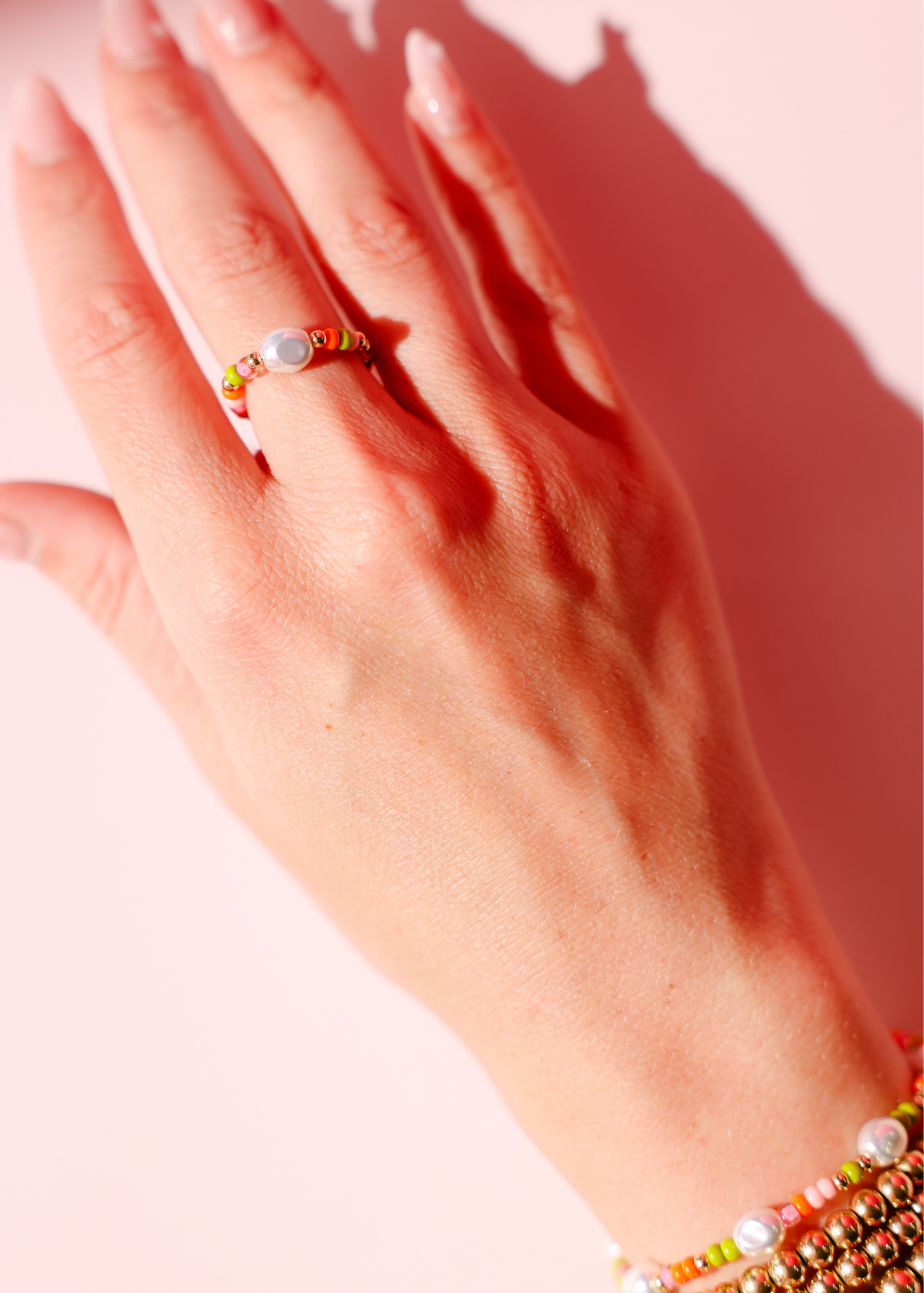 Sherbet Sprinkle Pearl Ring