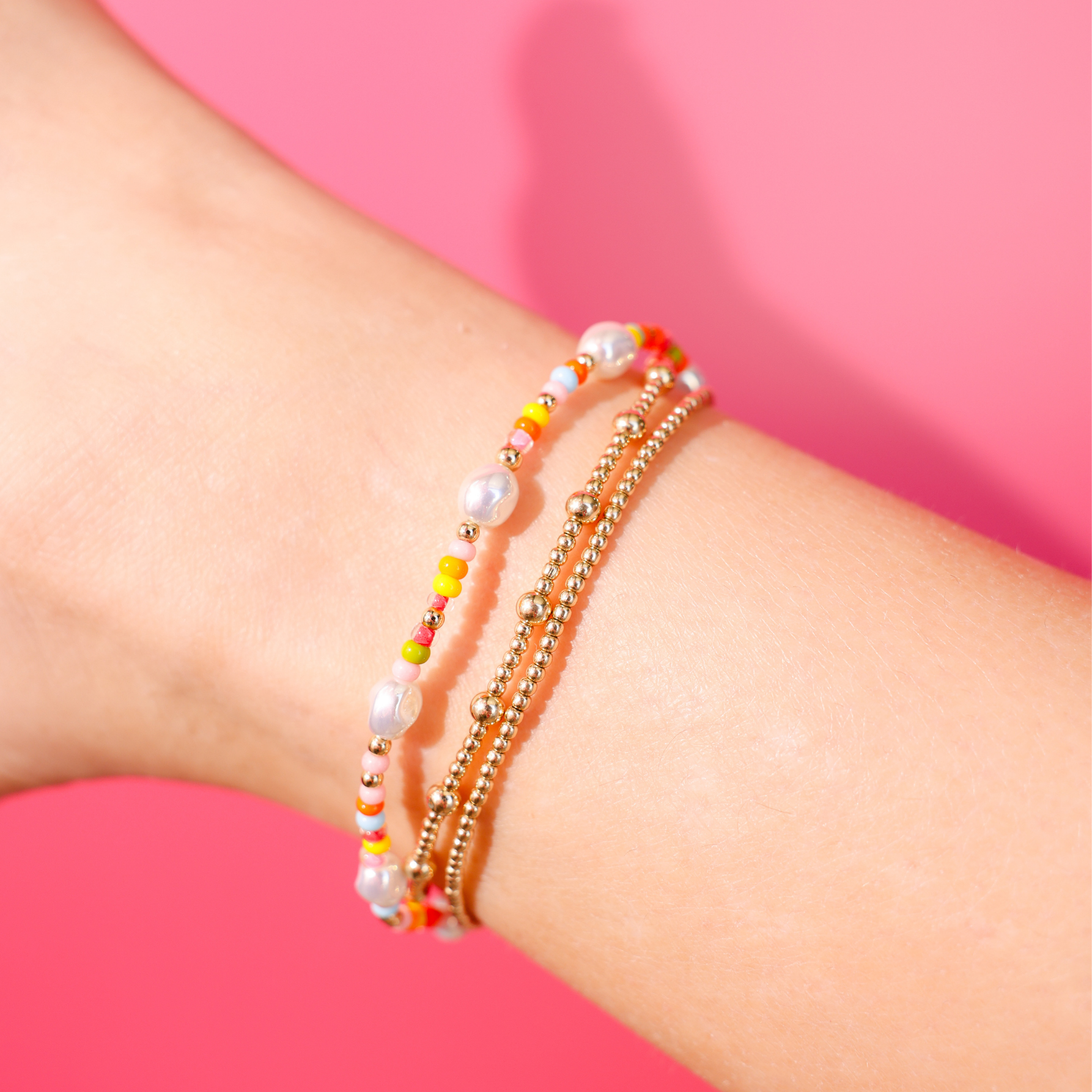Snowcone Sprinkle Pearl Anklet