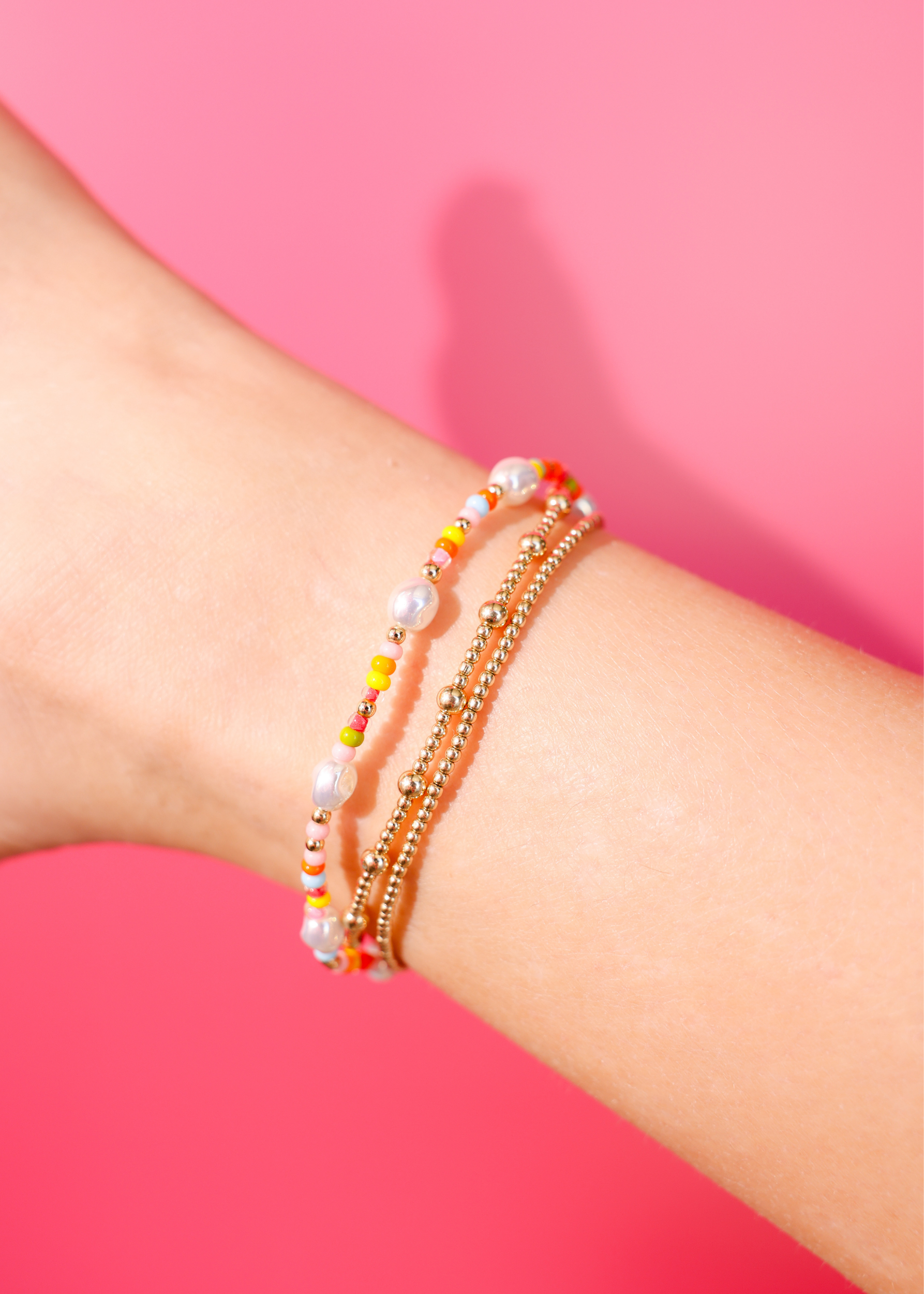 Snowcone Sprinkle Pearl Anklet