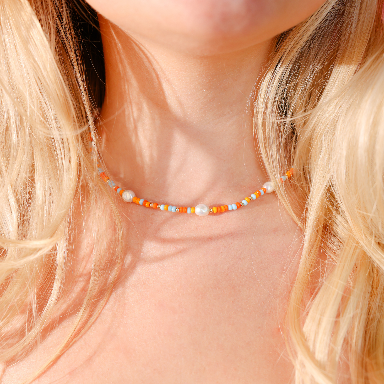 Vitamin D Sprinkle Pearl Necklace