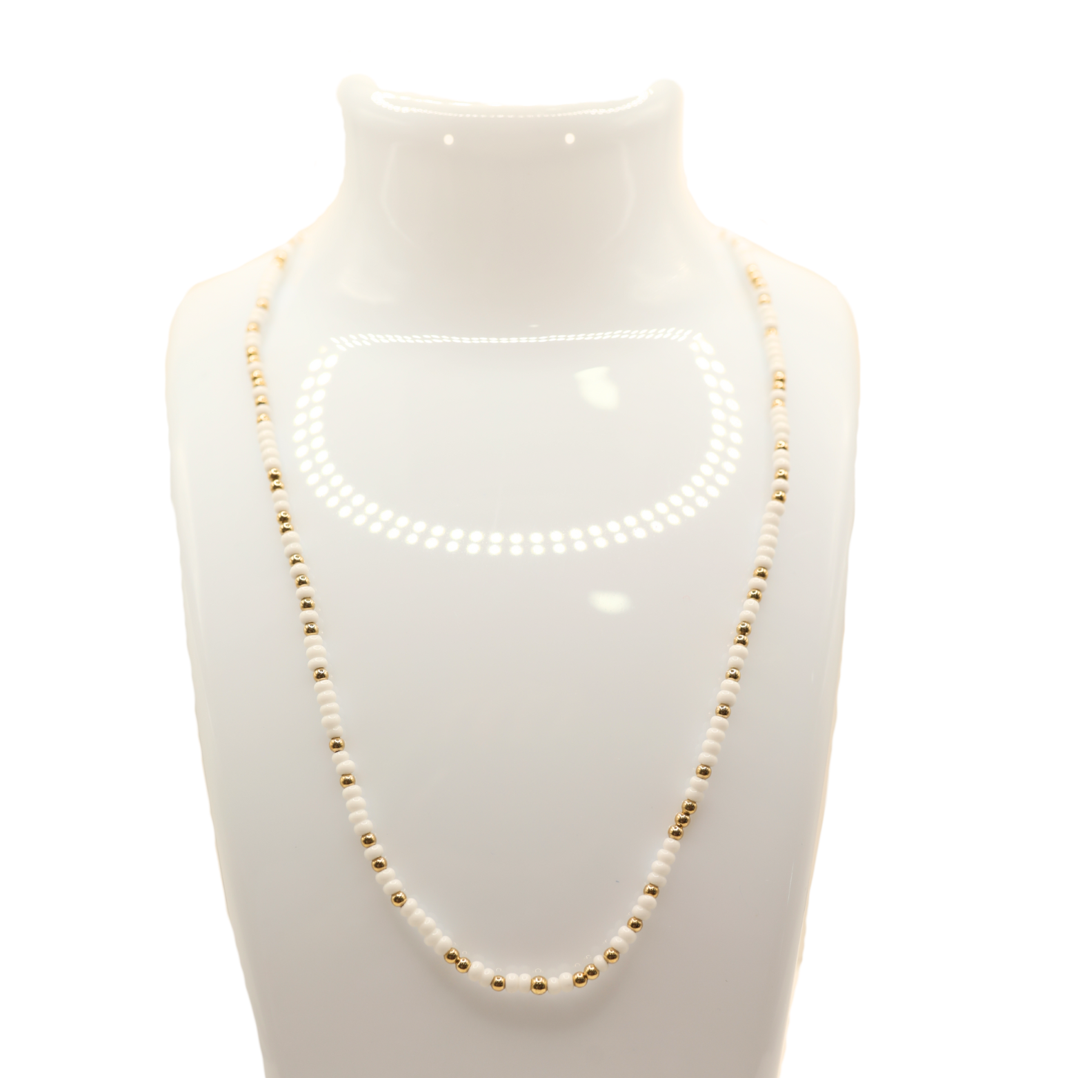 White Sprinkle Necklace