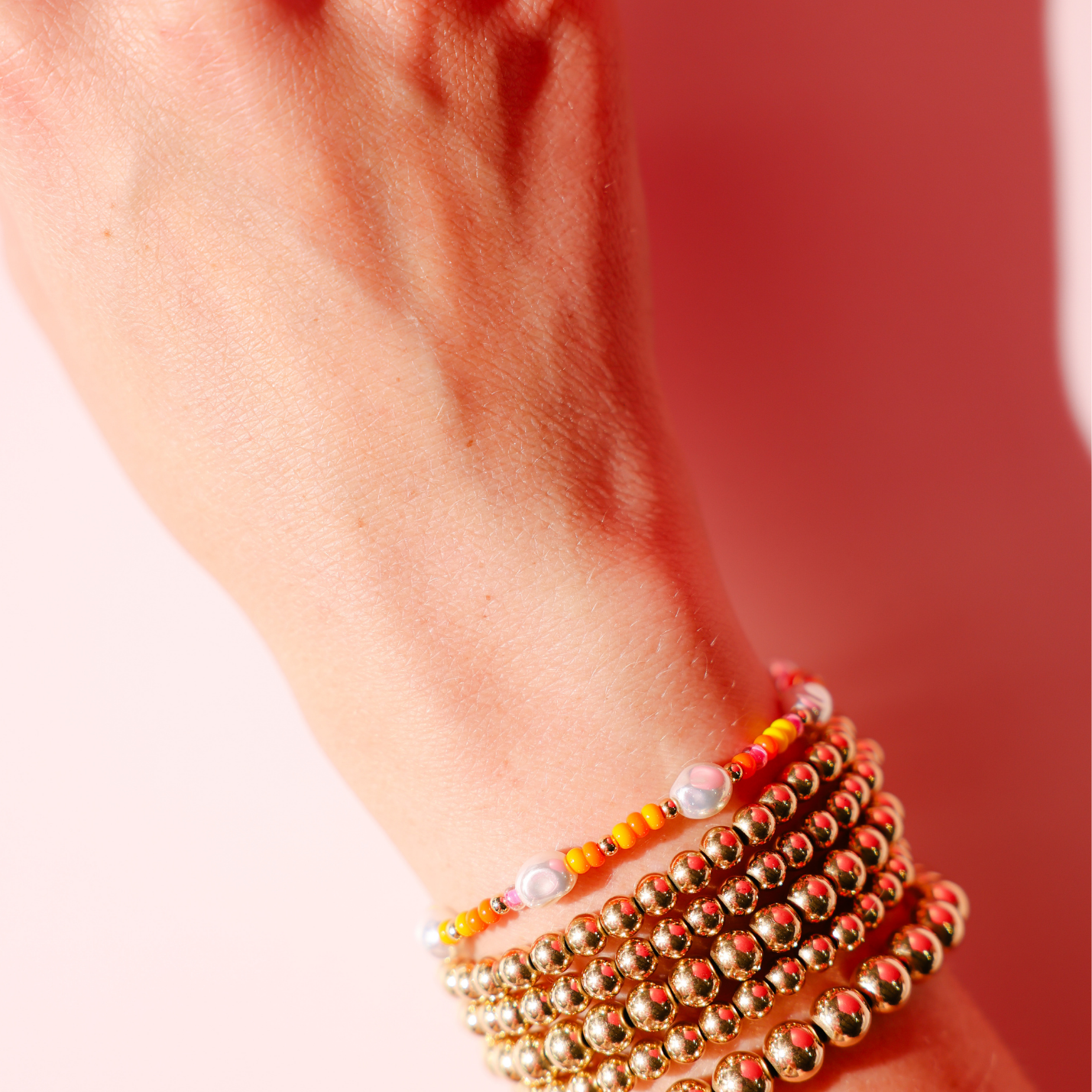 Sunkissed Sprinkle Pearl Bracelet