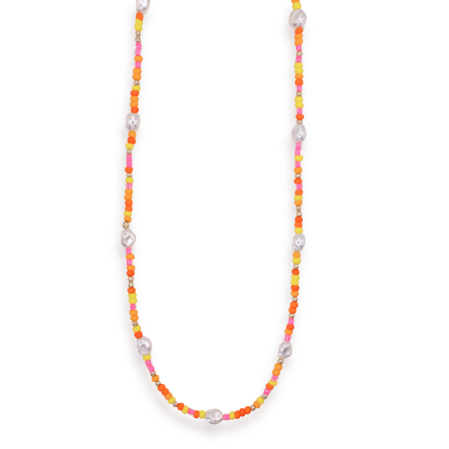 Sunkissed Sprinkle Pearl Necklace