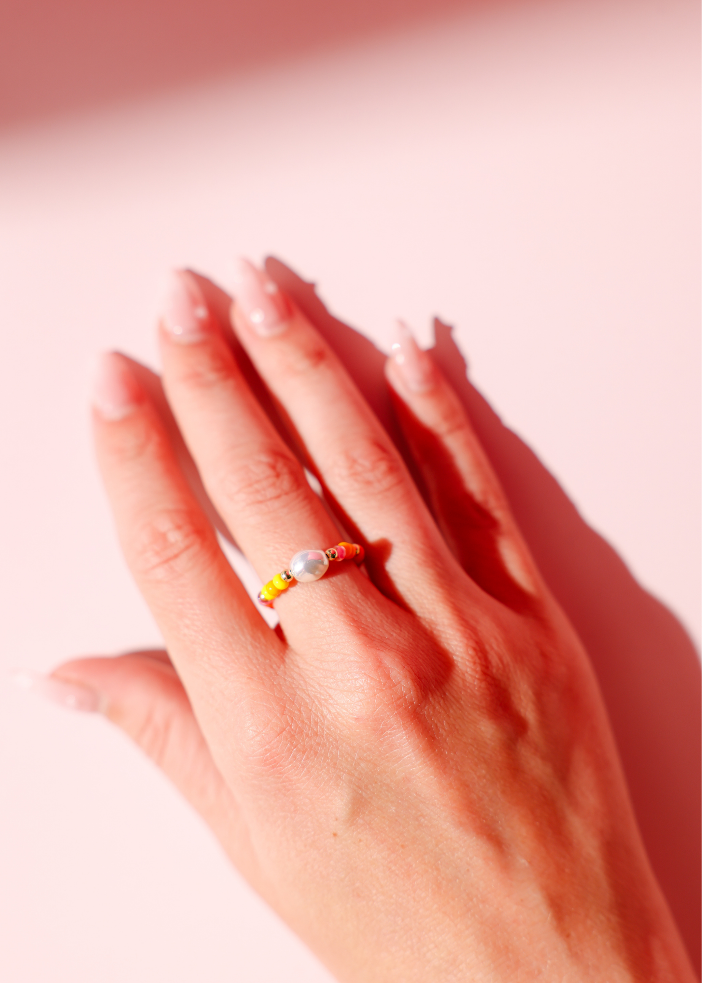 Sunkissed Sprinkle Pearl Ring