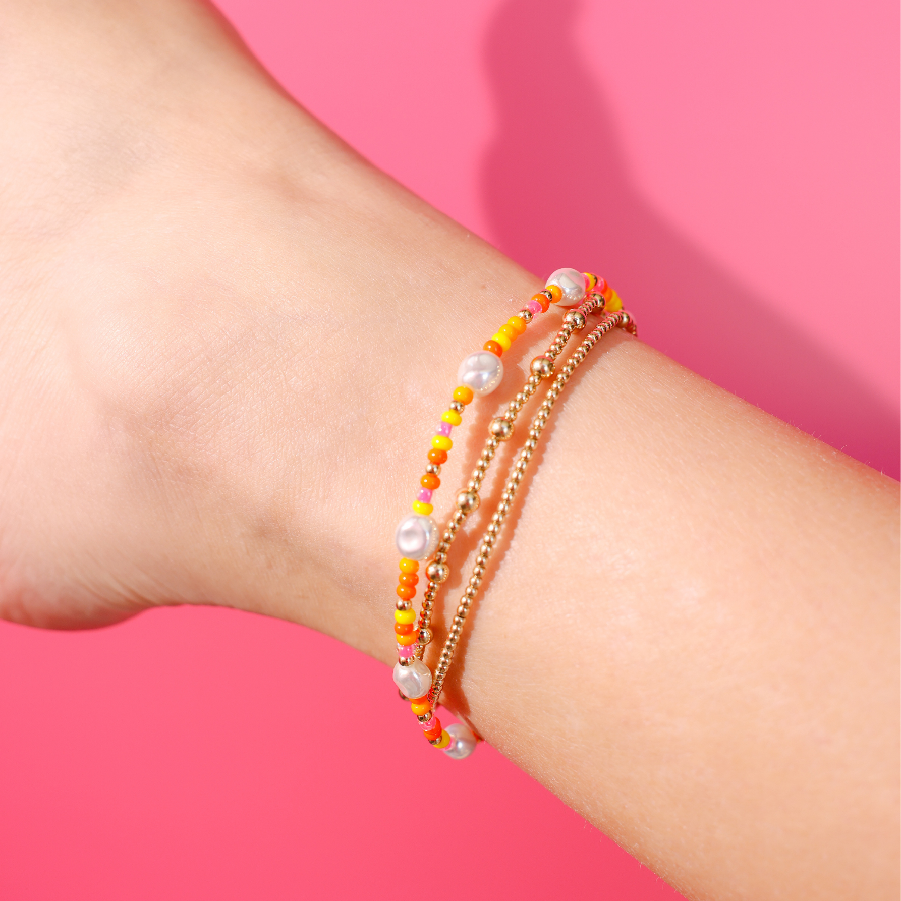 Sunkissed Sprinkle Pearl Anklet