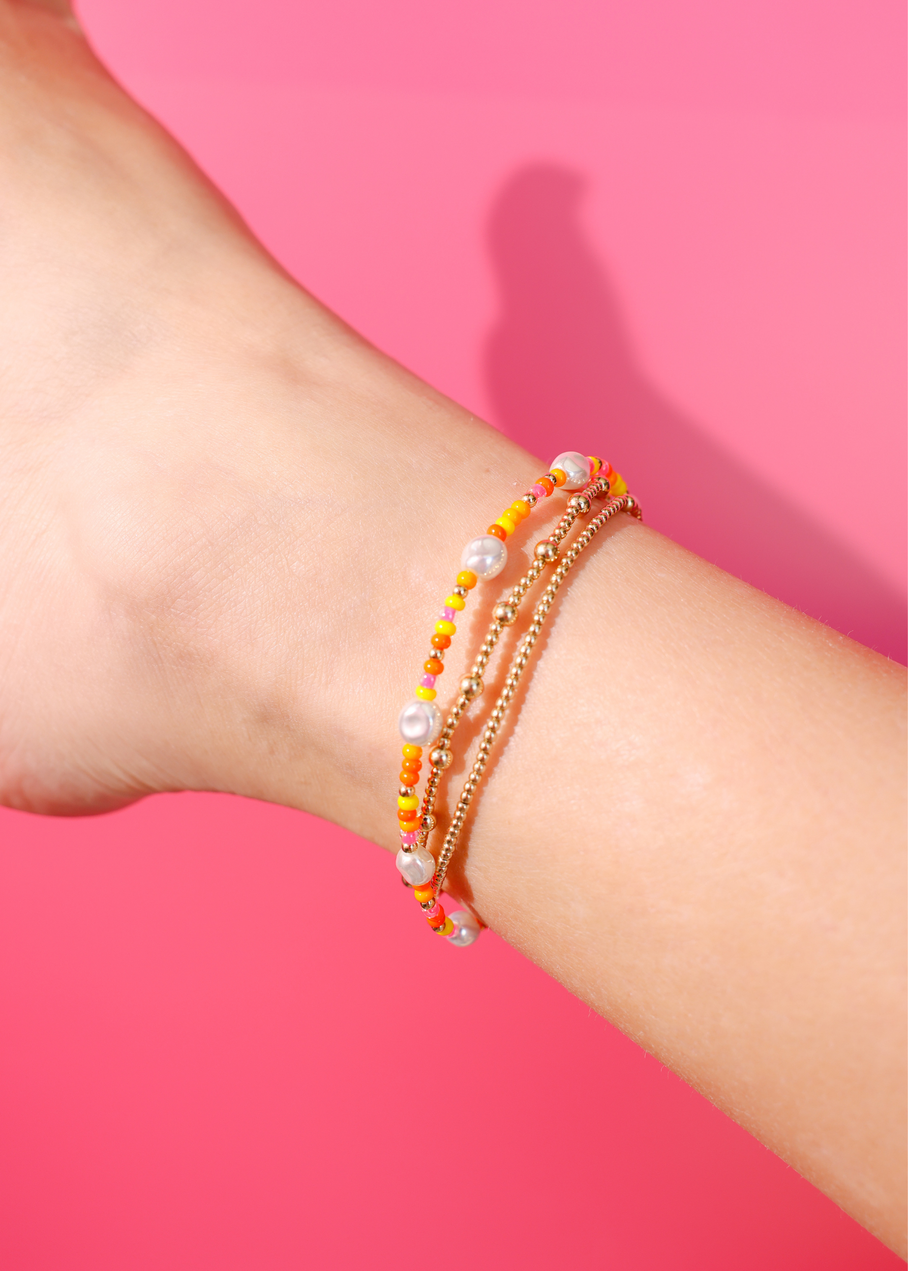 Sunkissed Sprinkle Pearl Anklet