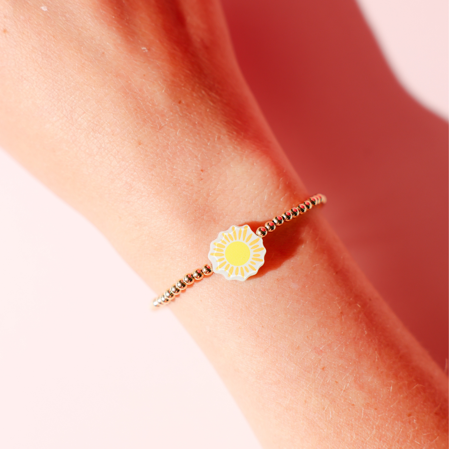 Sunshine Bracelet on Gold