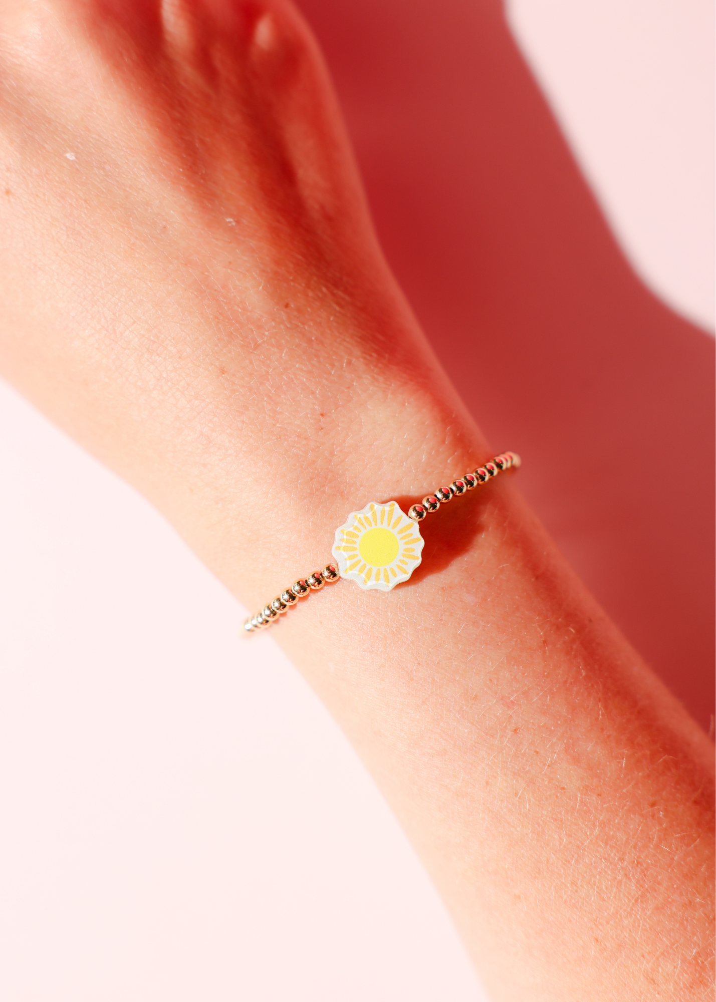 Sunshine Bracelet on Gold