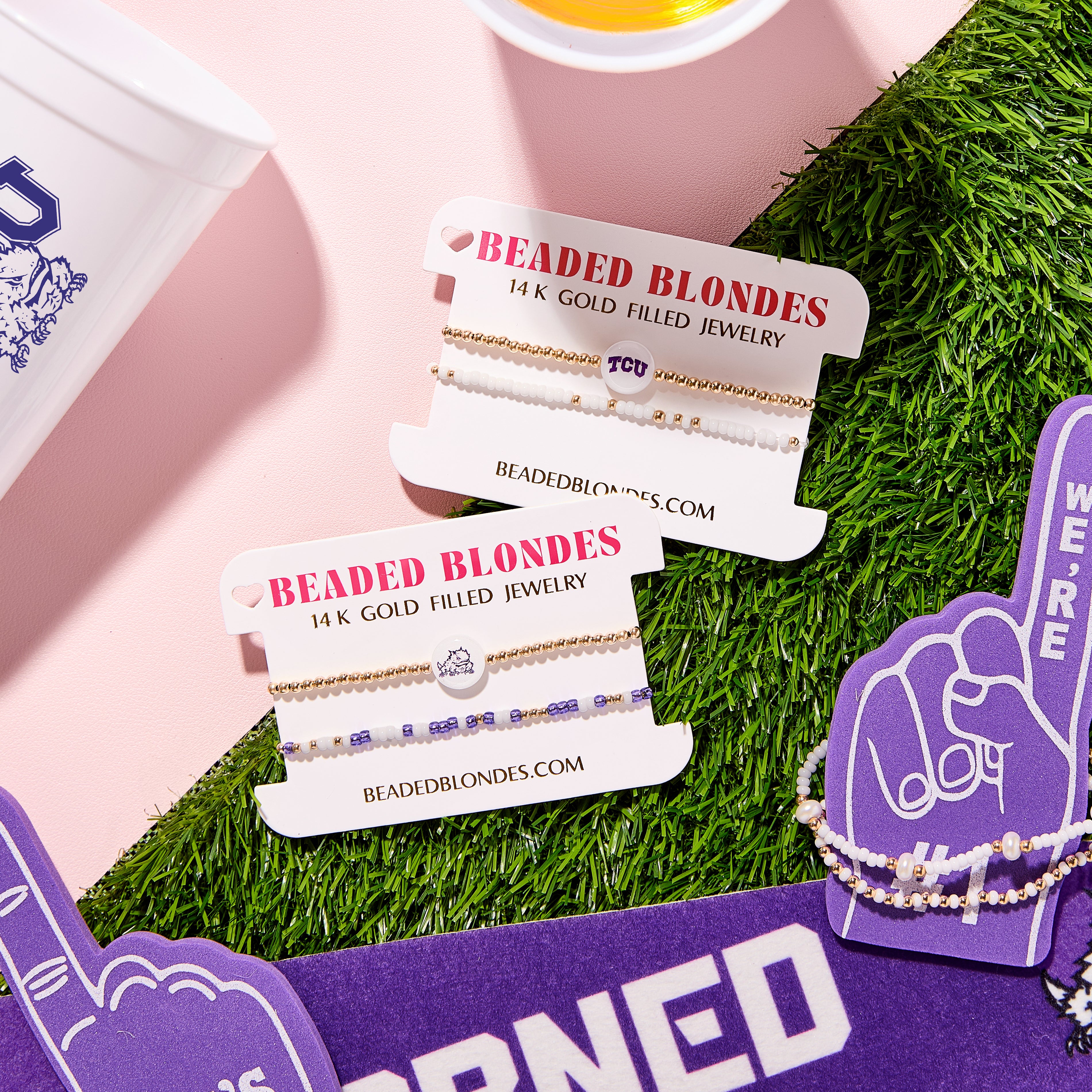 TCU/ Frogs Logo Bracelet