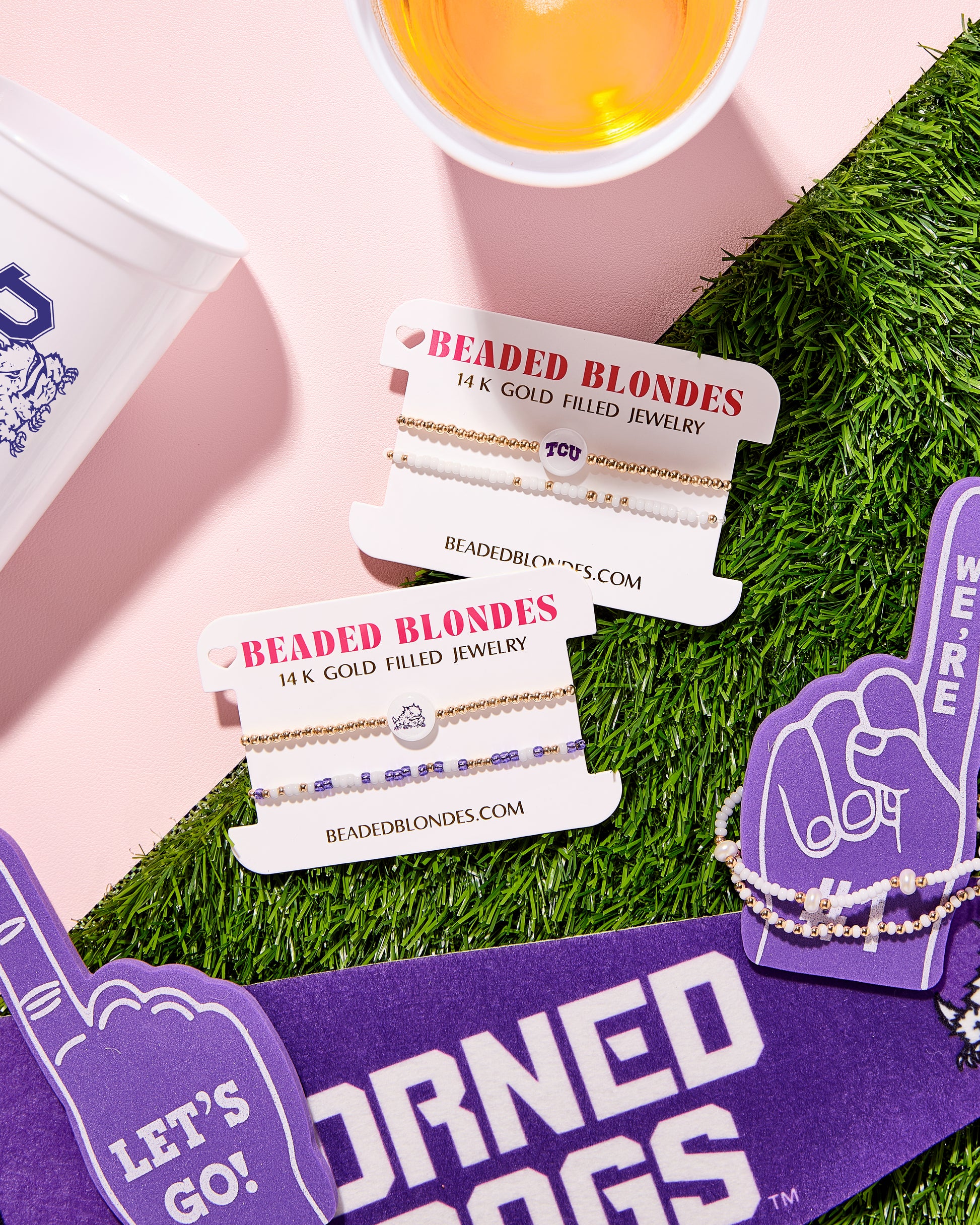 TCU/ Frogs Logo Bracelet