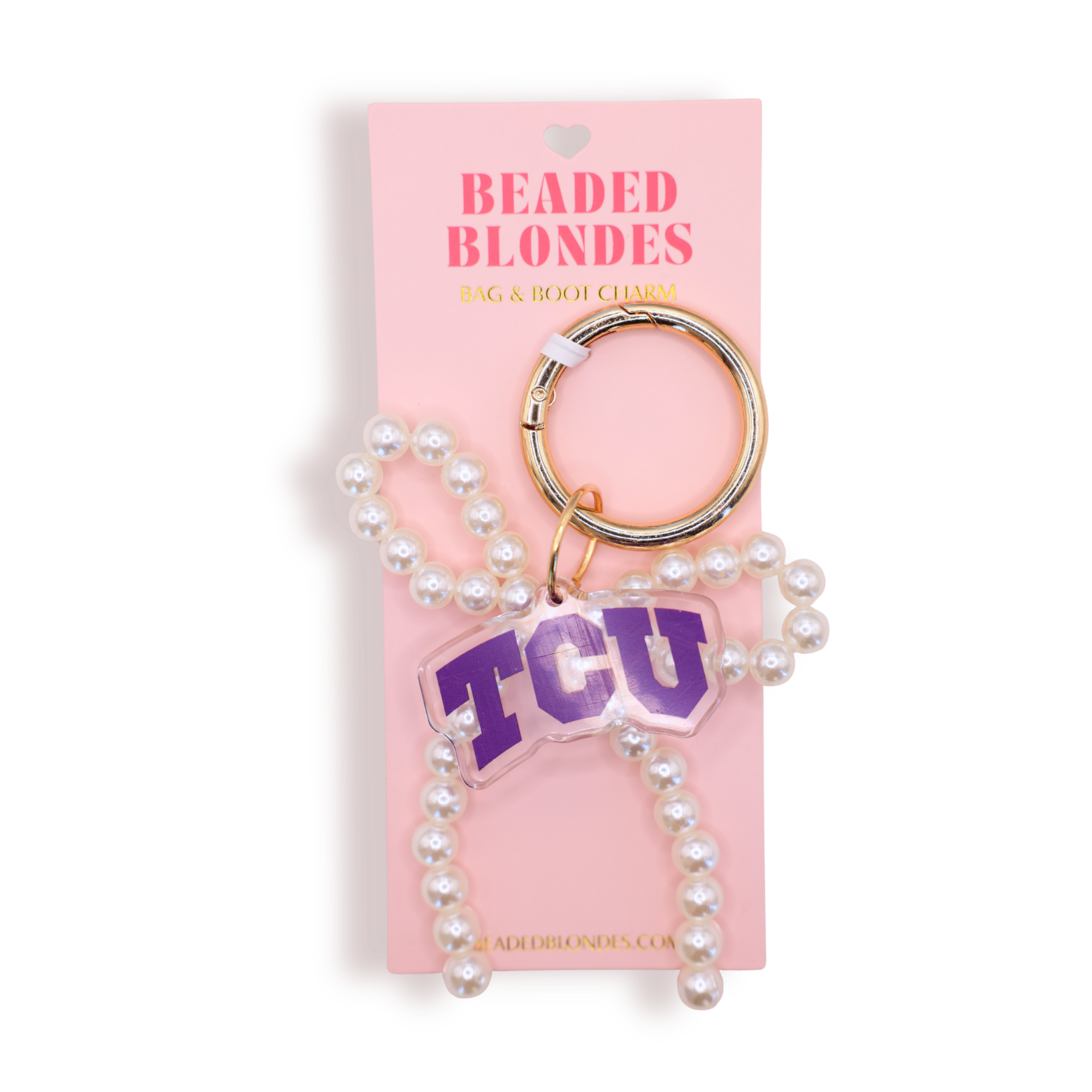 TCU Bag & Boot Charm