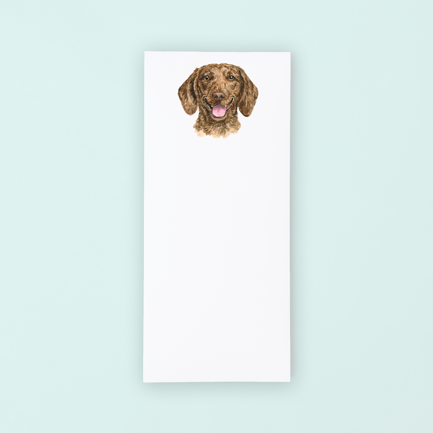 Brown Dachshund Portrait Listpad