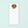 Brown Dachshund Portrait Listpad