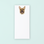 Brown French Bulldog Portrait Listpad