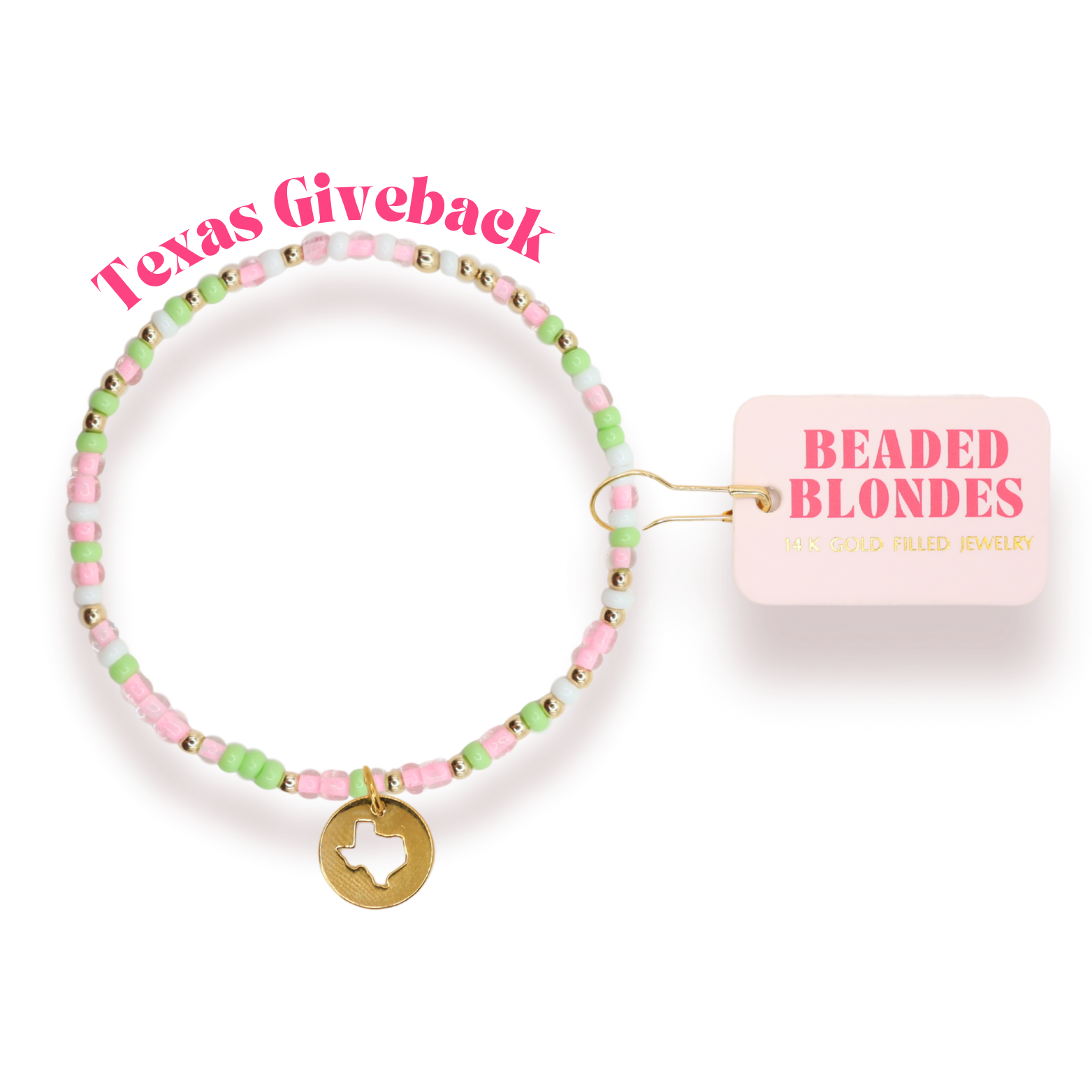 Texas Strong Charm Bracelet