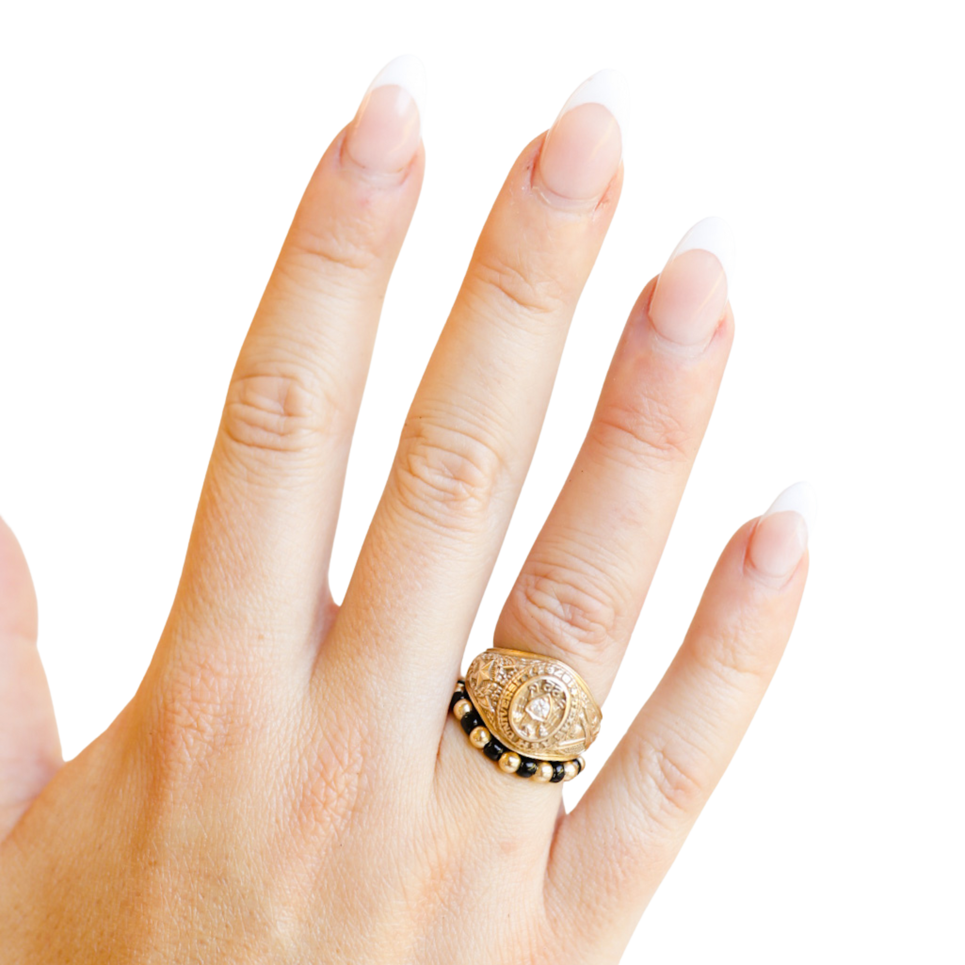 The Poppi Ring in Black