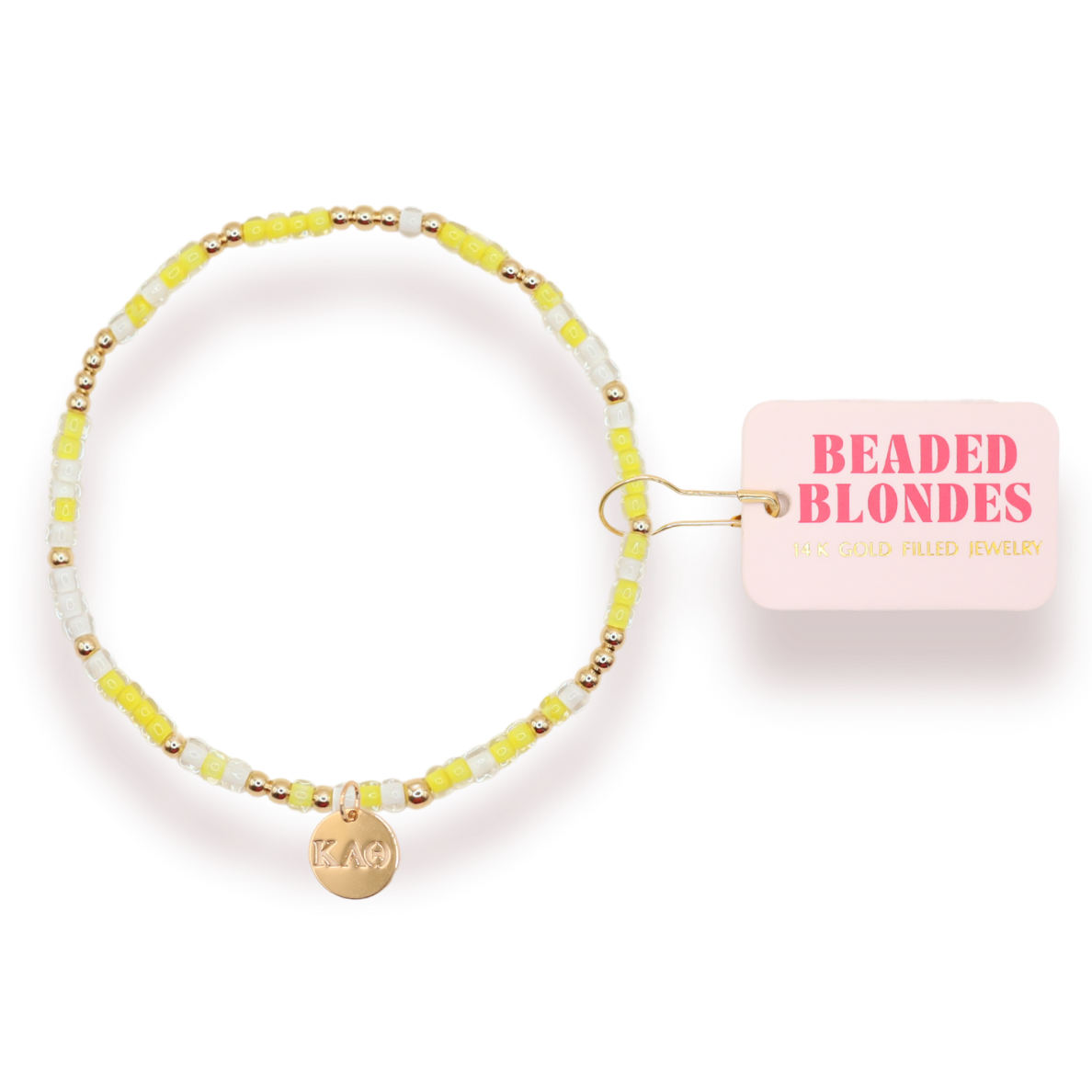 Kappa Alpha Theta Sprinkle Charm Bracelet