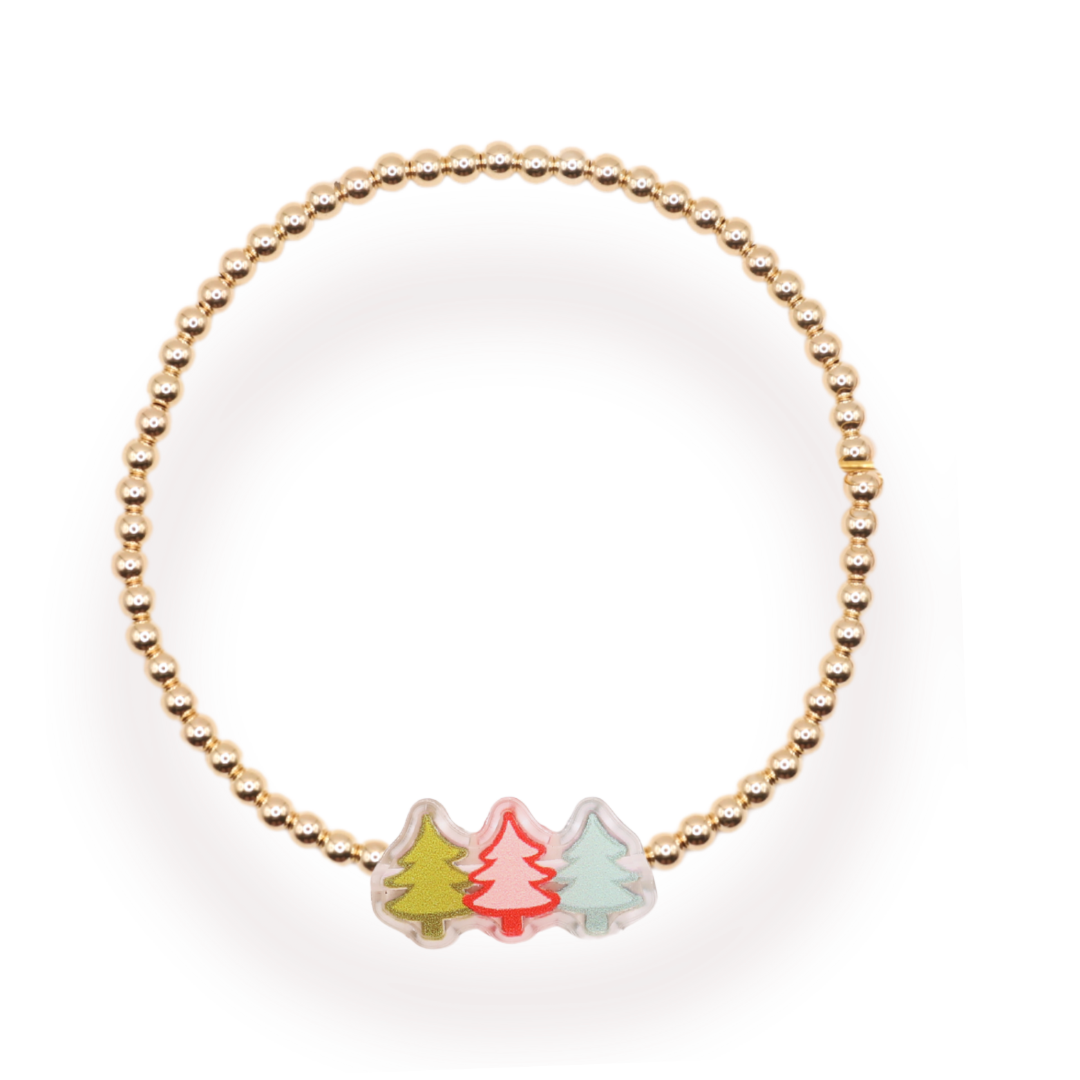 Tree Trio Holiday Bracelet