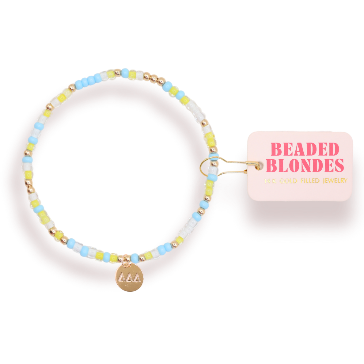 Tri Delta Sprinkle Charm Bracelet