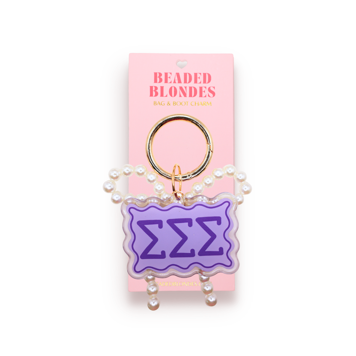 Tri Sigma Bag & Boot Charm