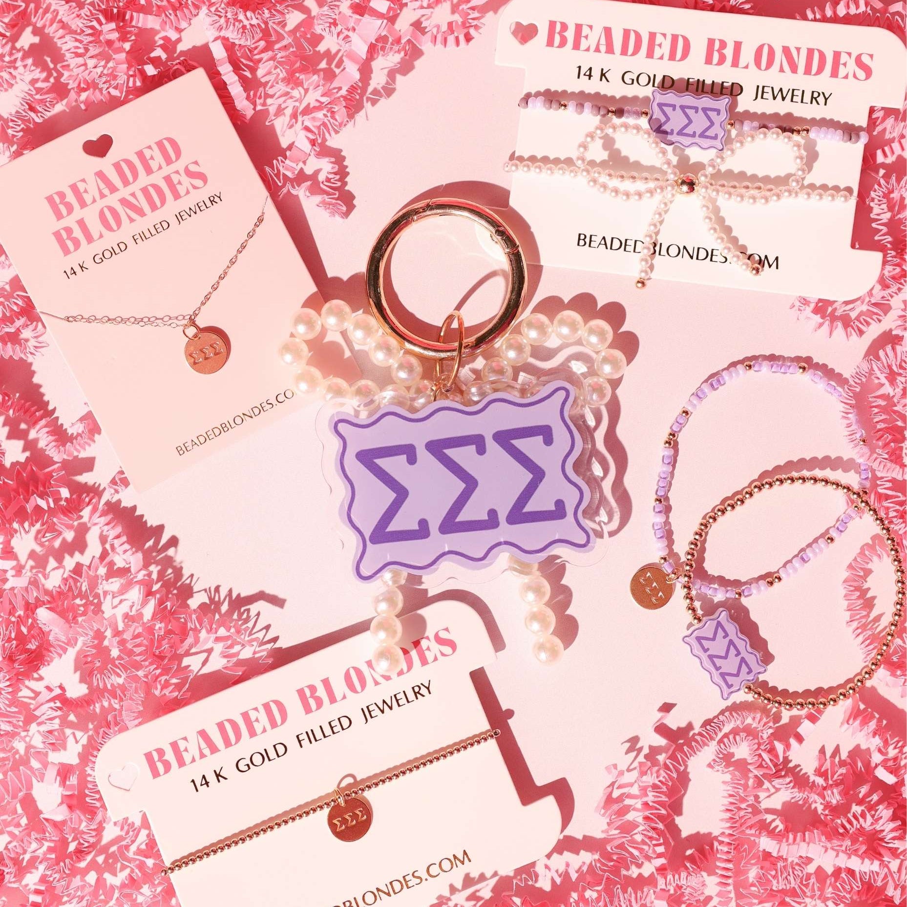 Tri Sigma Bag & Boot Charm