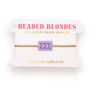 Tri Sigma Block Bracelet on Gold