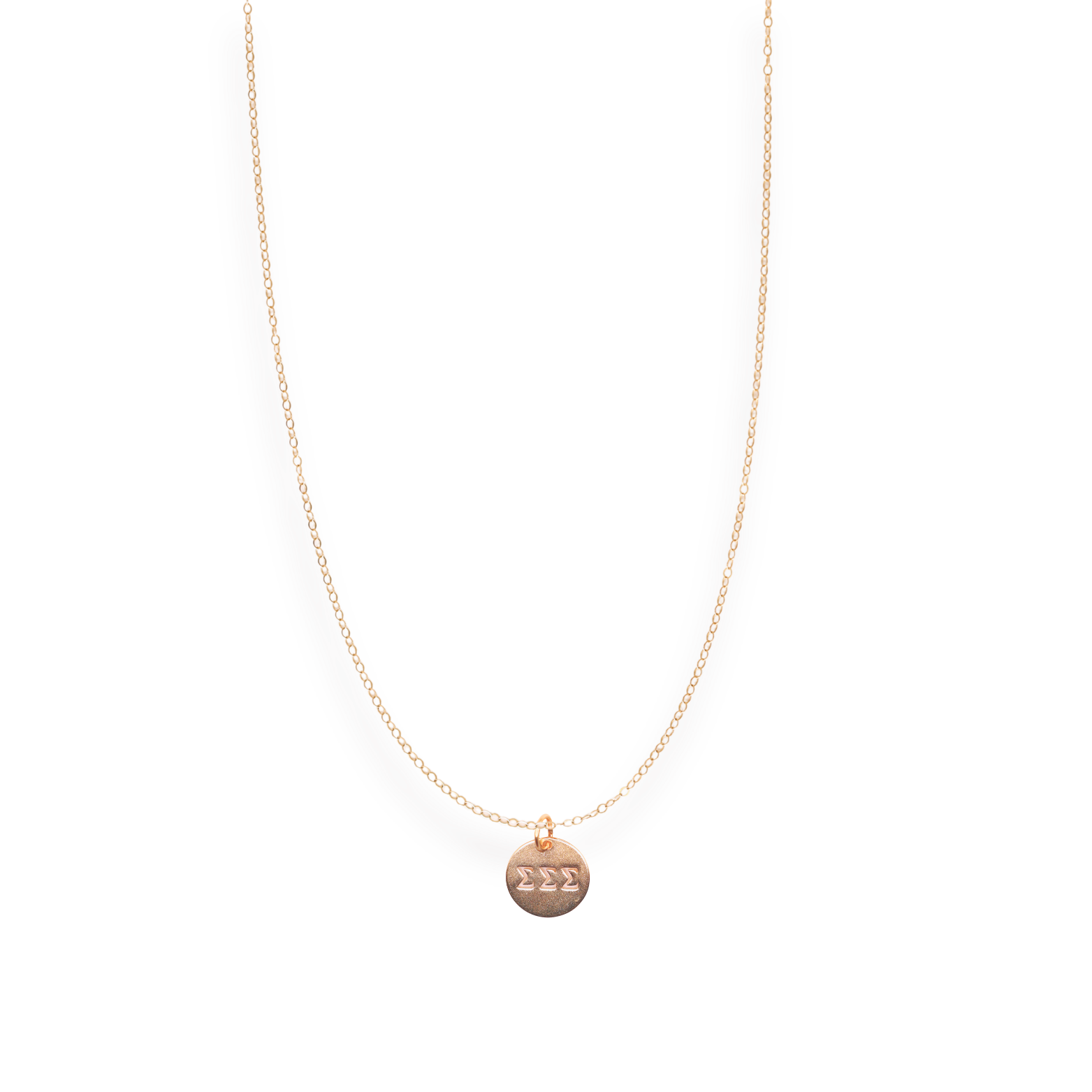 Tri Sigma Charm Necklace