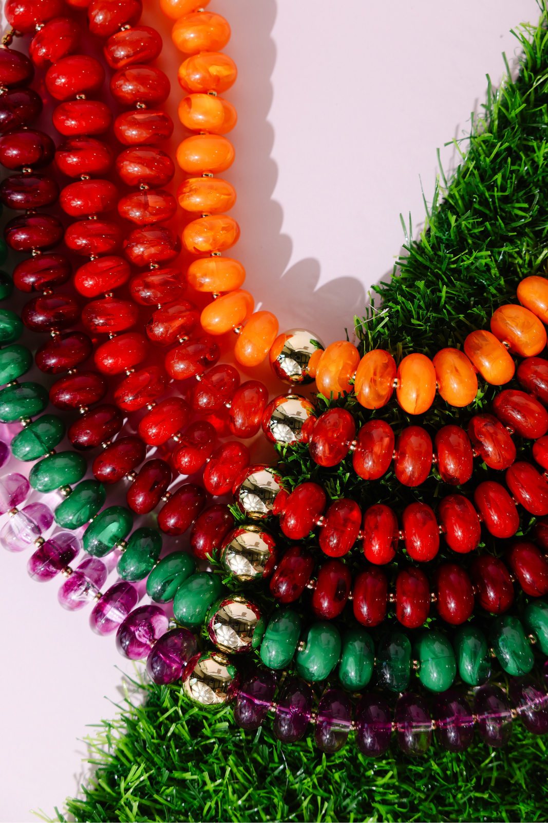 Dark Green Gumball Necklace