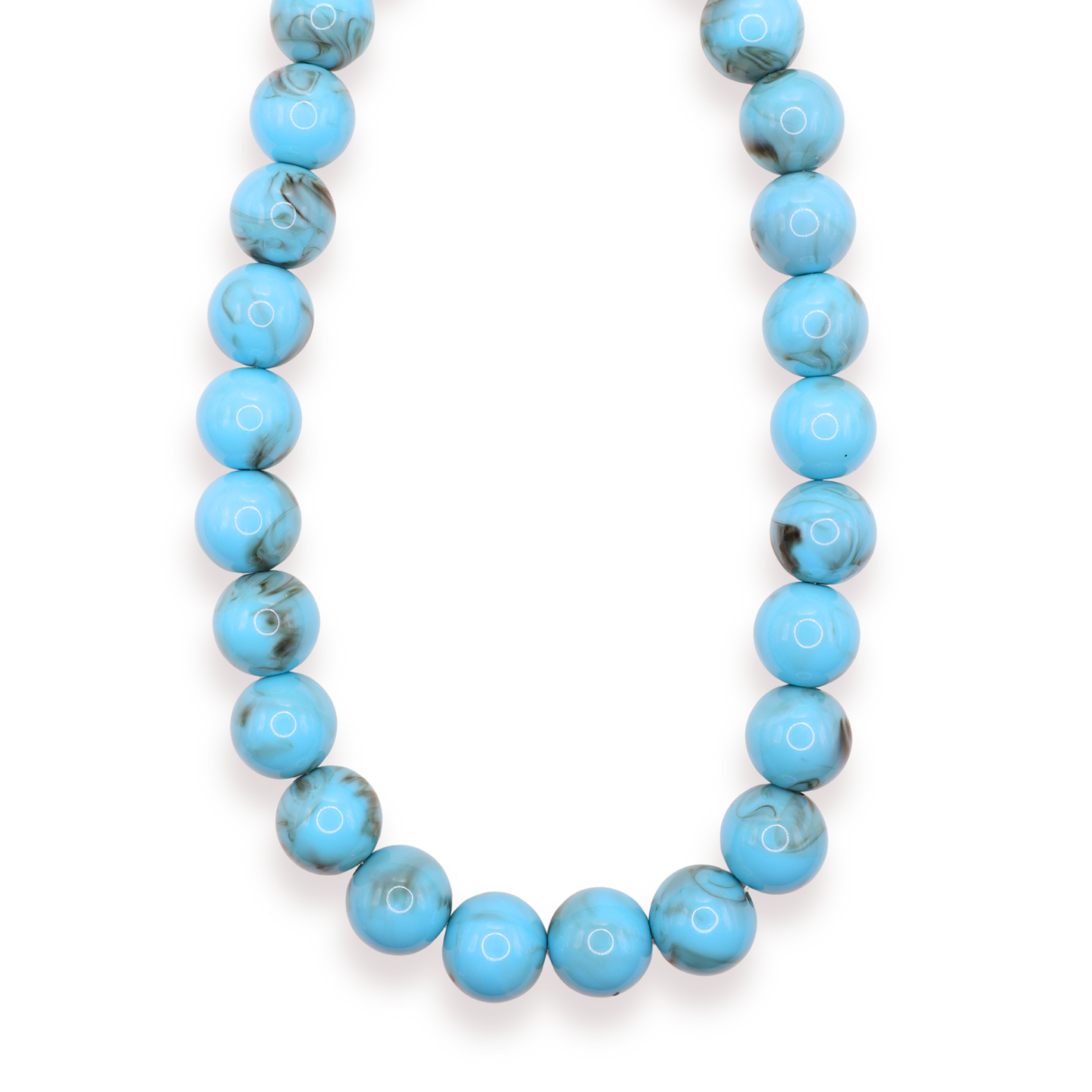 Turquoise Gumball Necklace