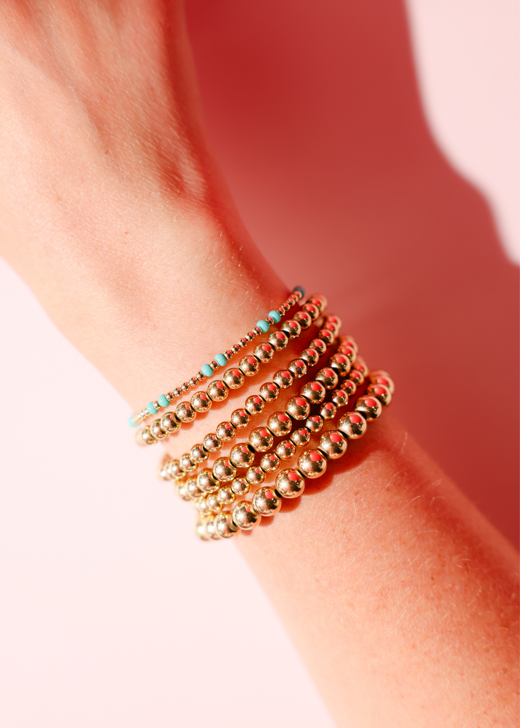 Turquoise Hazel Bracelet in Gold