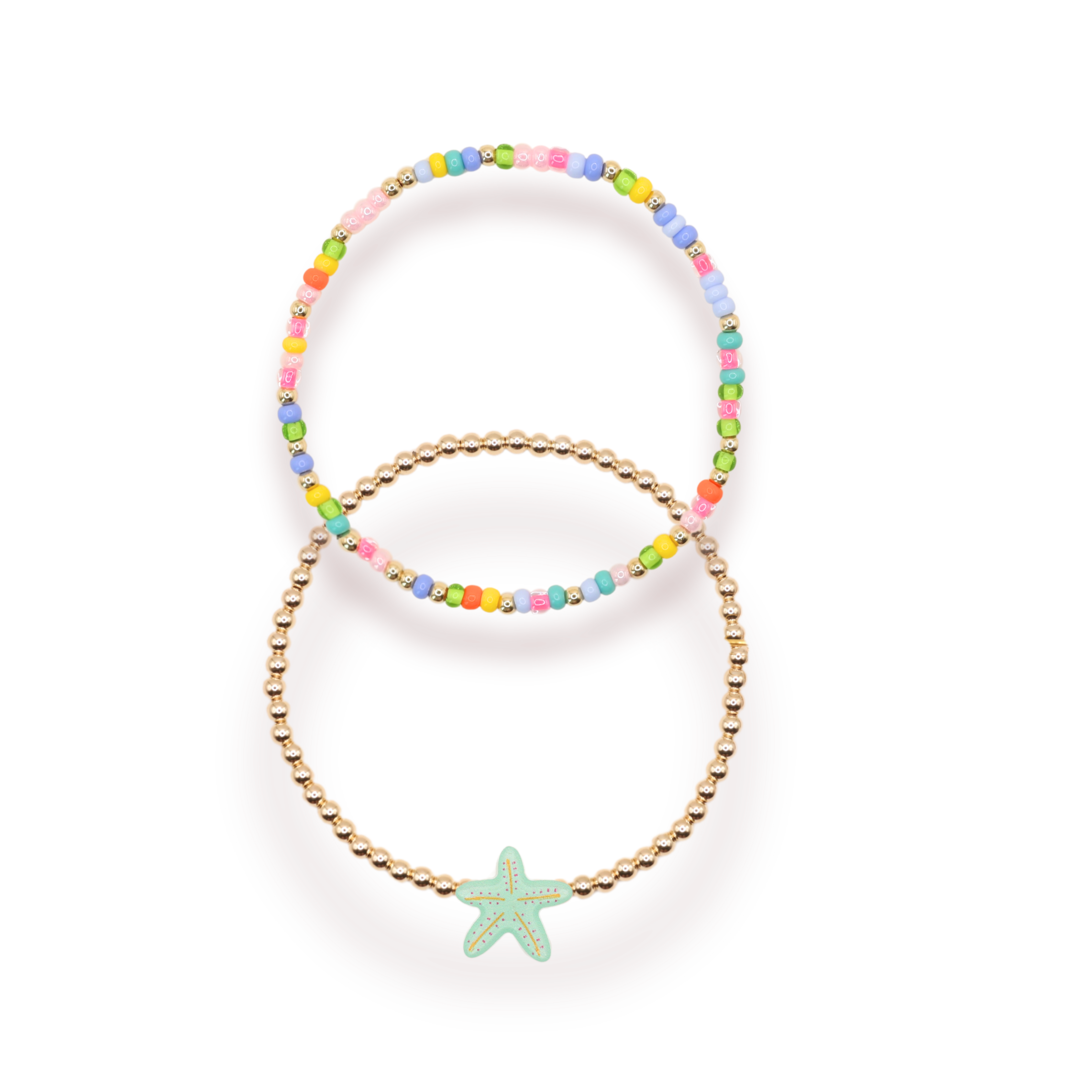 Turquoise Starfish BB X Callie Danielle (Set of 2)