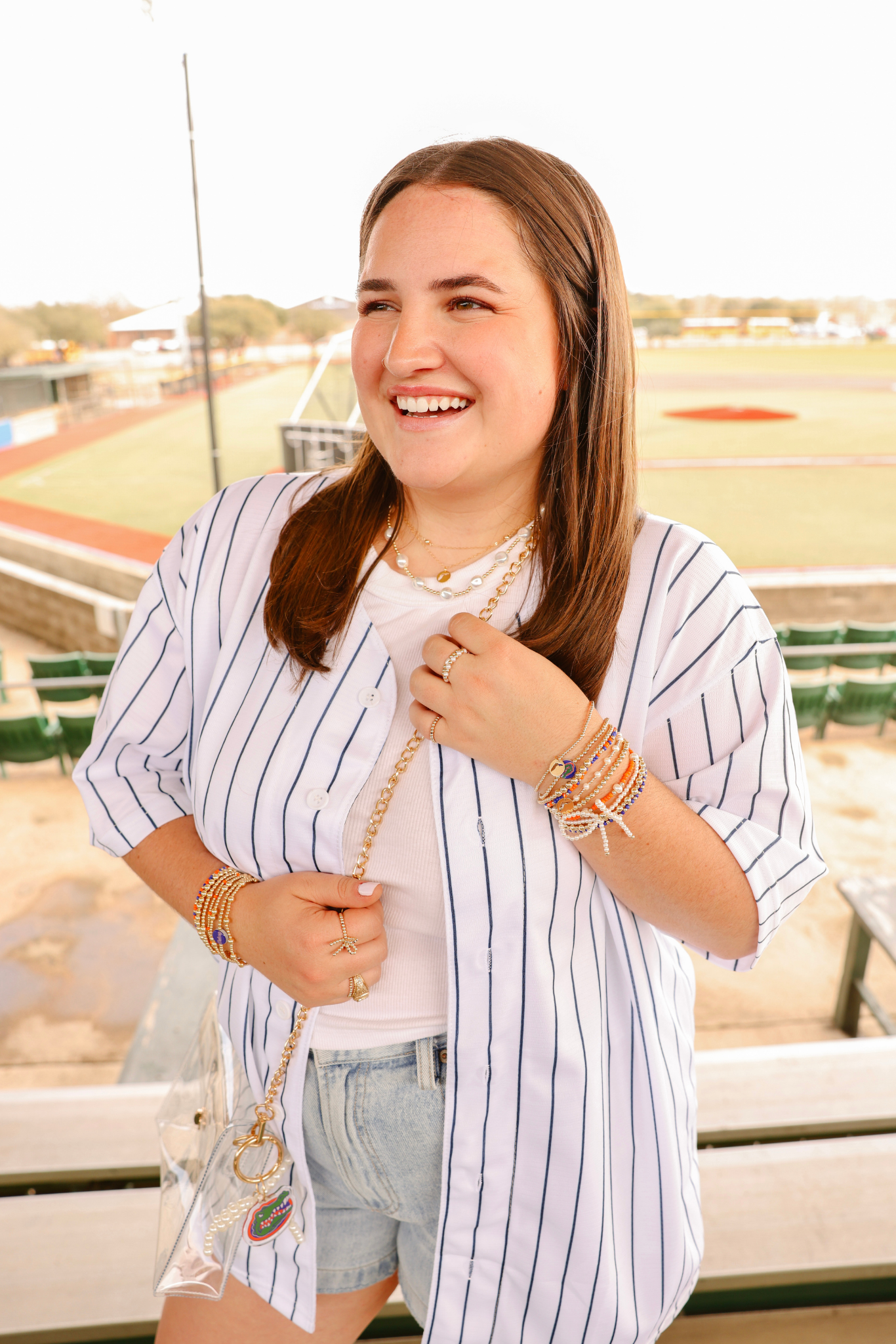 Florida State Cut Out Charm Necklace