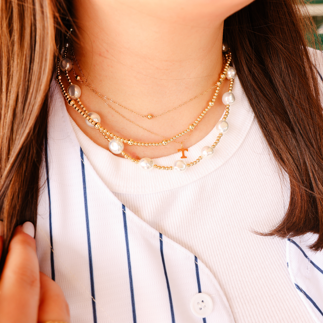Tennessee Logo Charm Necklace