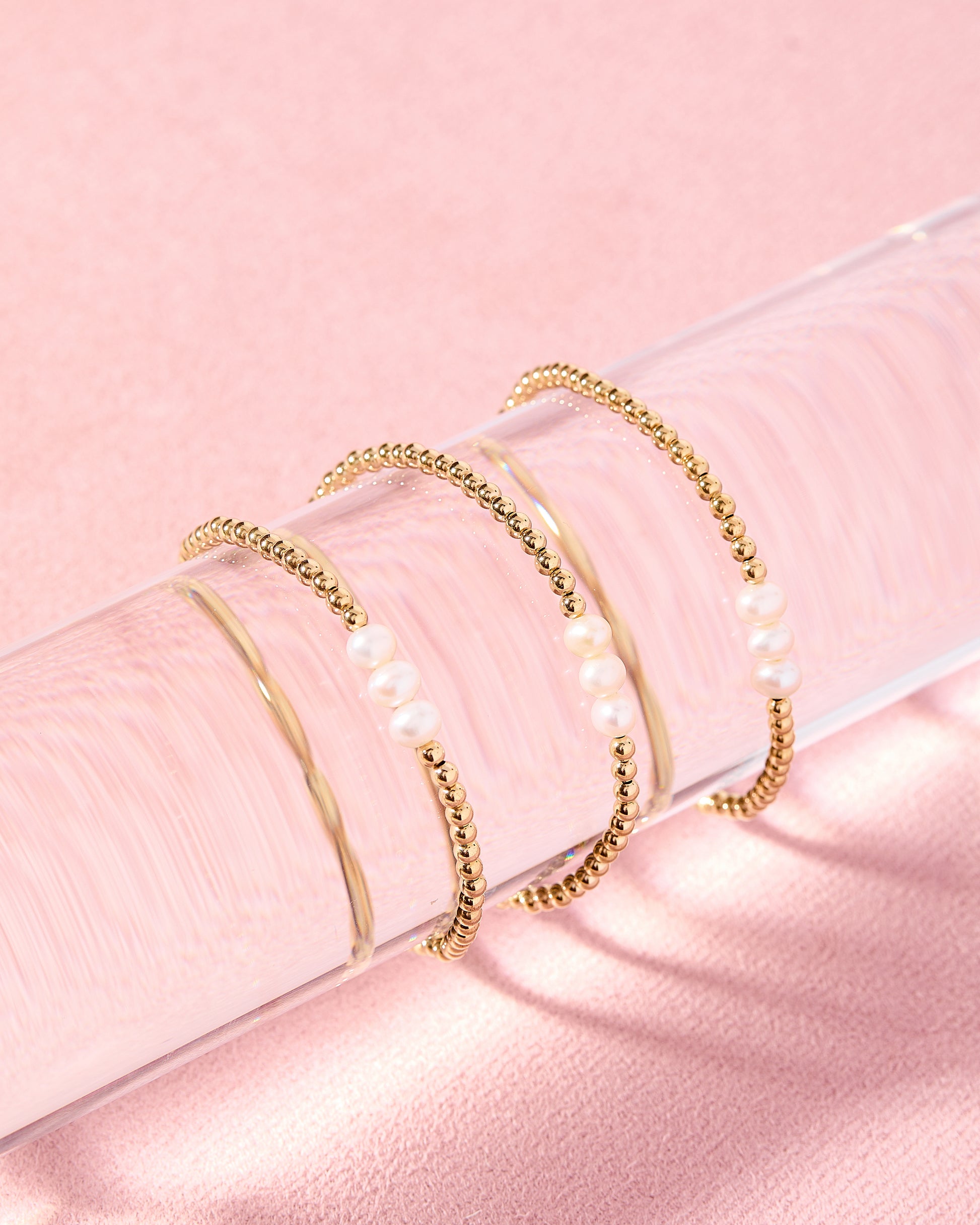 Harper Pearl Bracelet in Gold