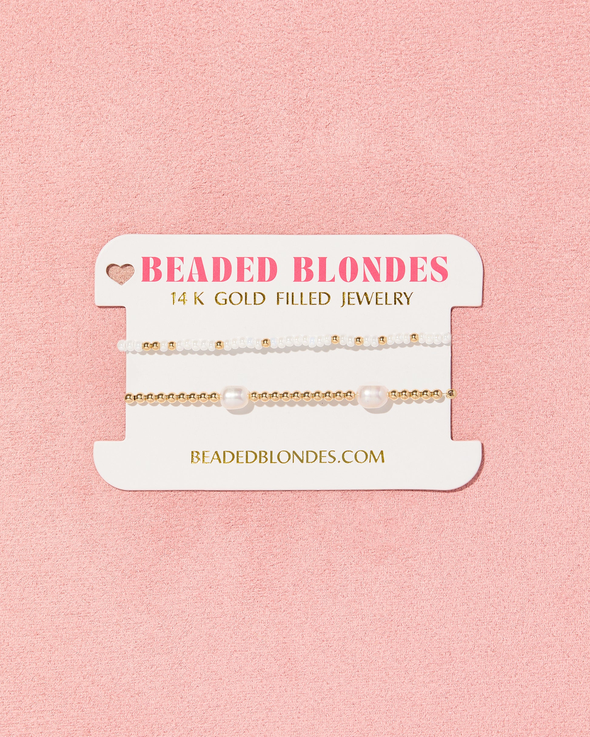 Poppi Pearl Luster Bracelet Stack (Set of 2)