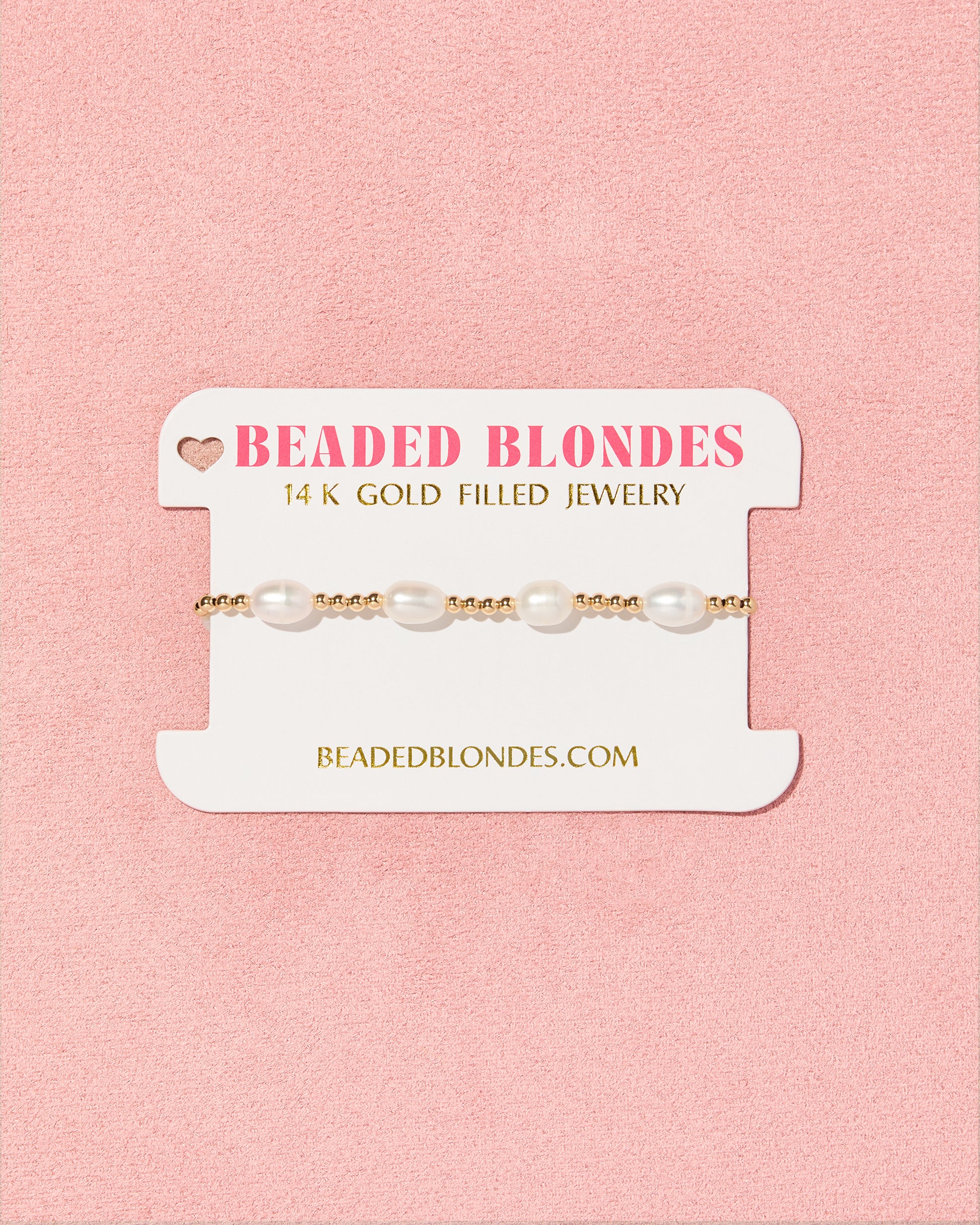 Ellie Pearl Bracelet in Gold