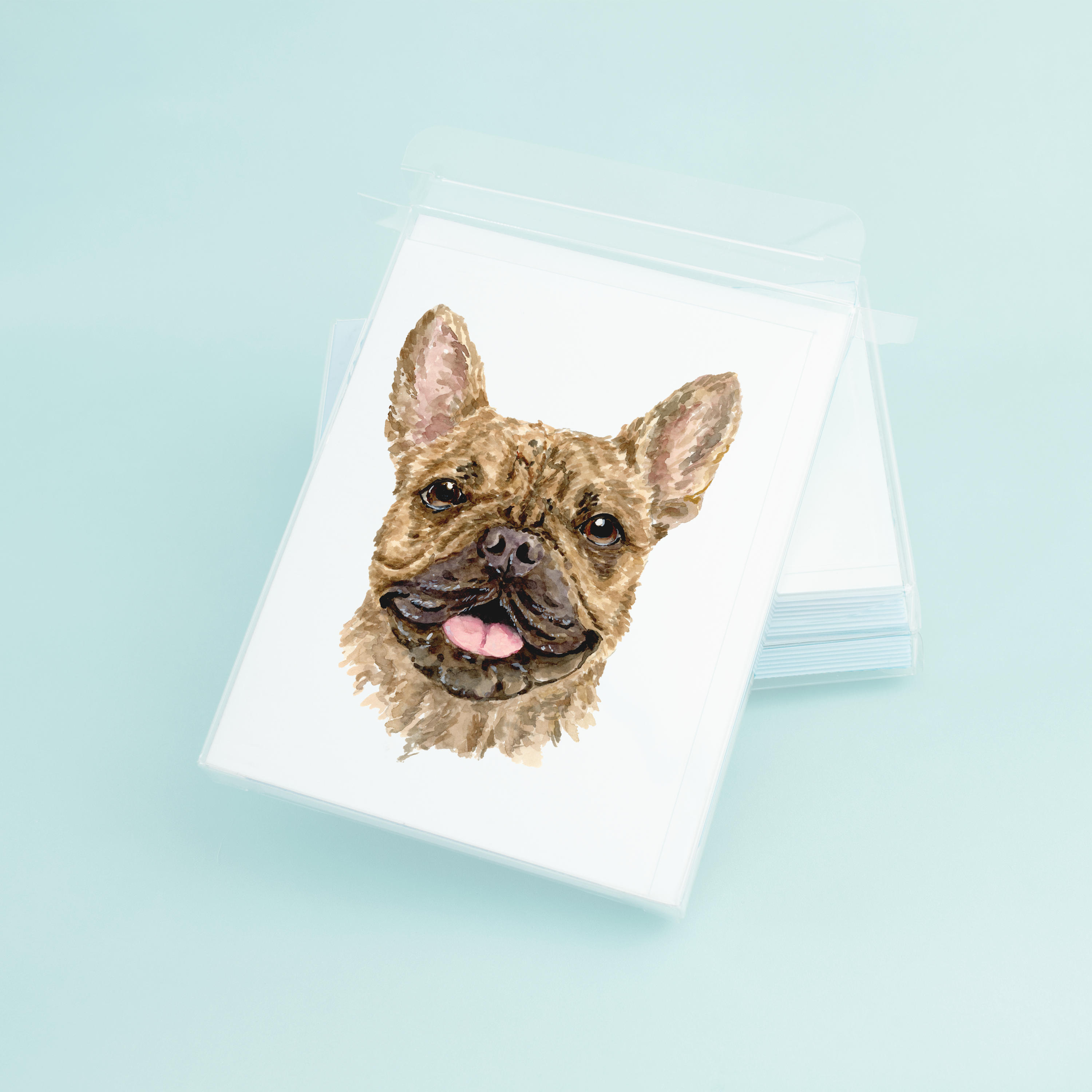 Brown French Bulldog Portrait