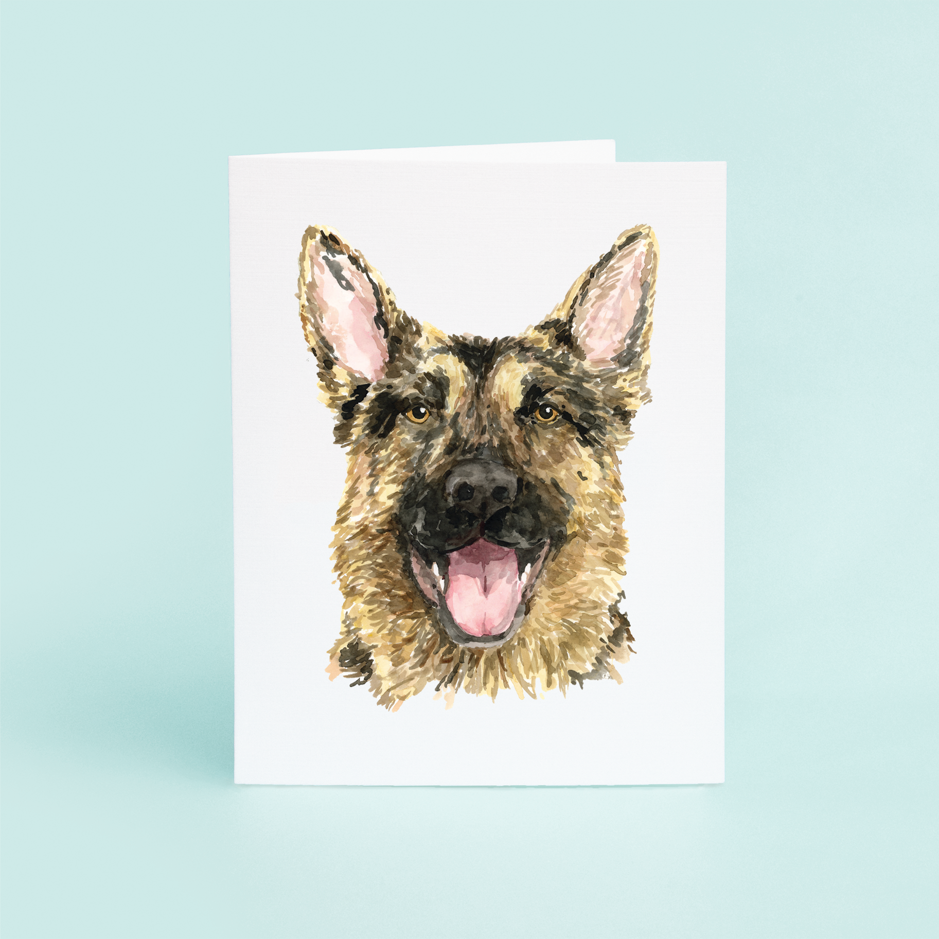 German Shepard Portrait