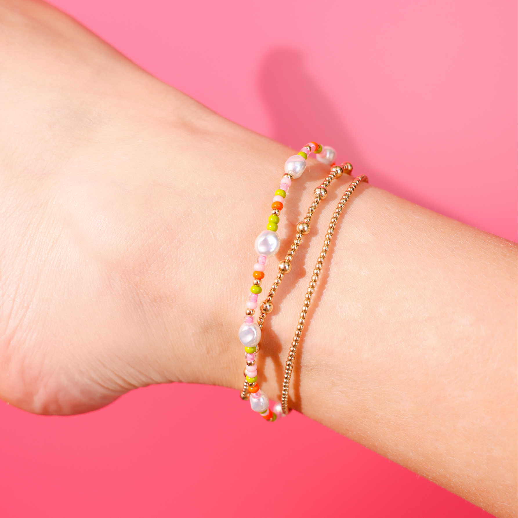 Sherbet Sprinkle Pearl Anklet