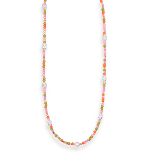 Sherbet Sprinkle Pearl Necklace