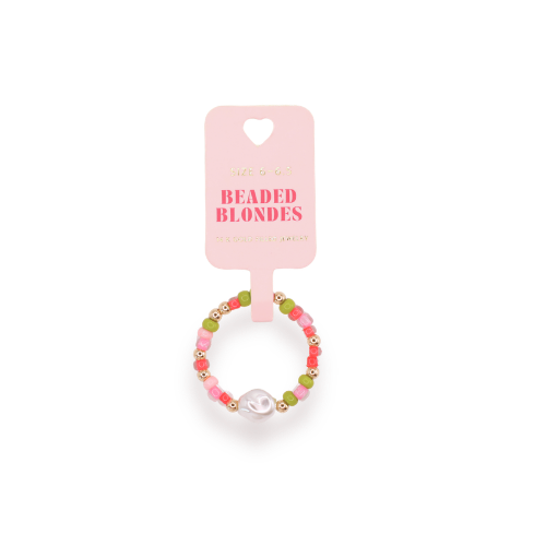 Watermelon Sprinkle Pearl Ring