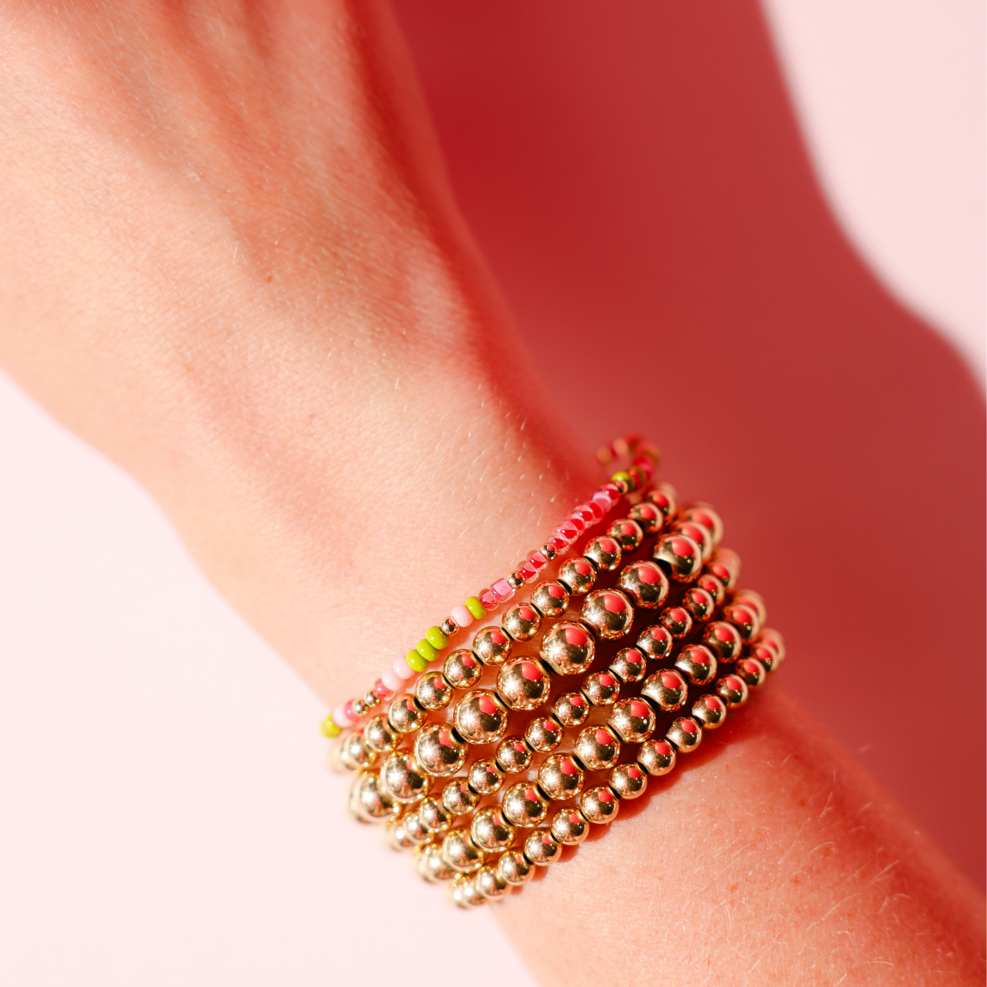 Watermelon Sprinkle Bracelet
