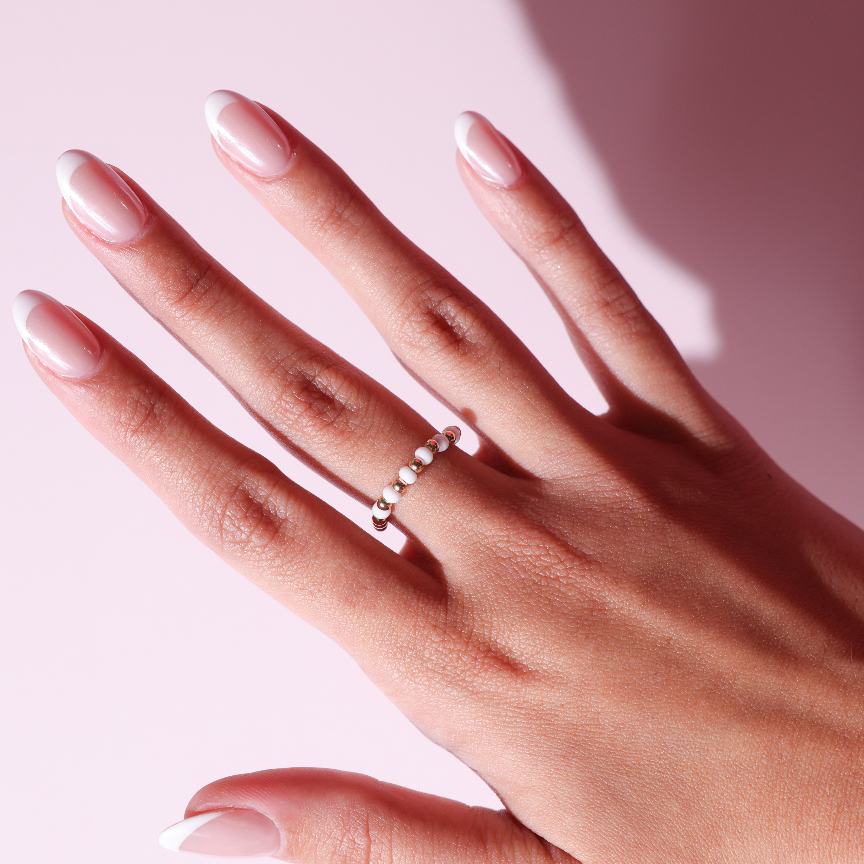 The Poppi Ring in White