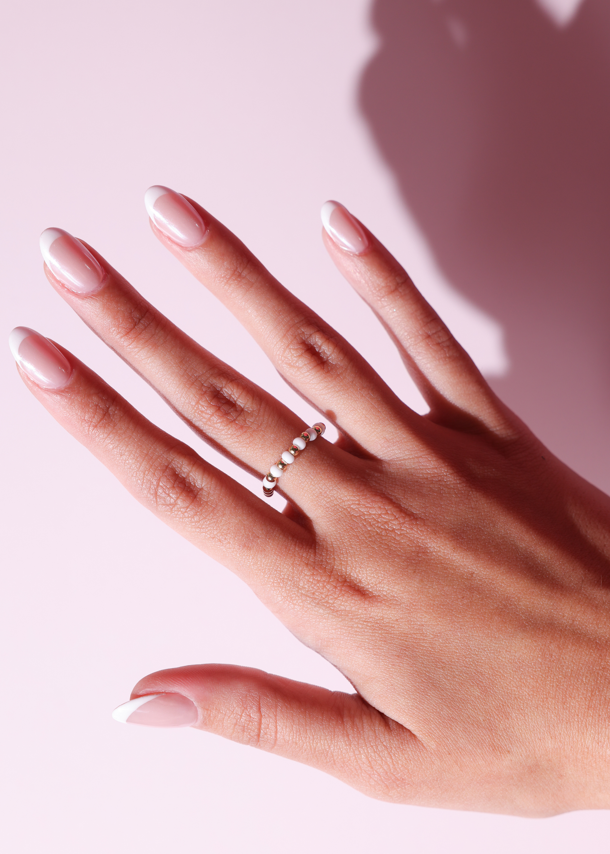 The Poppi Ring in White