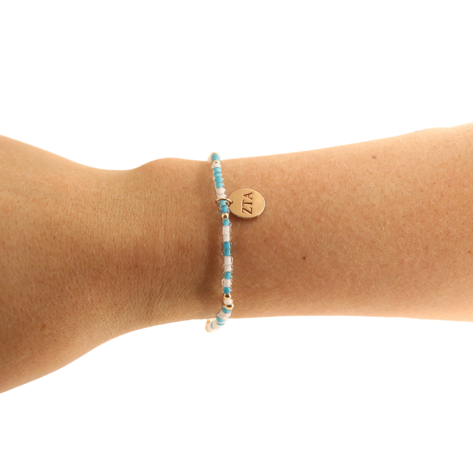 Zeta Tau Alpha Sprinkle Charm Bracelet