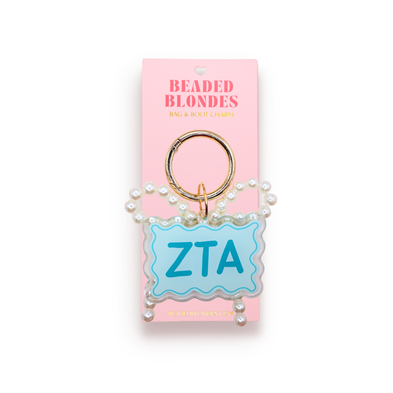 Zeta Tau Alpha Bag & Boot Charm