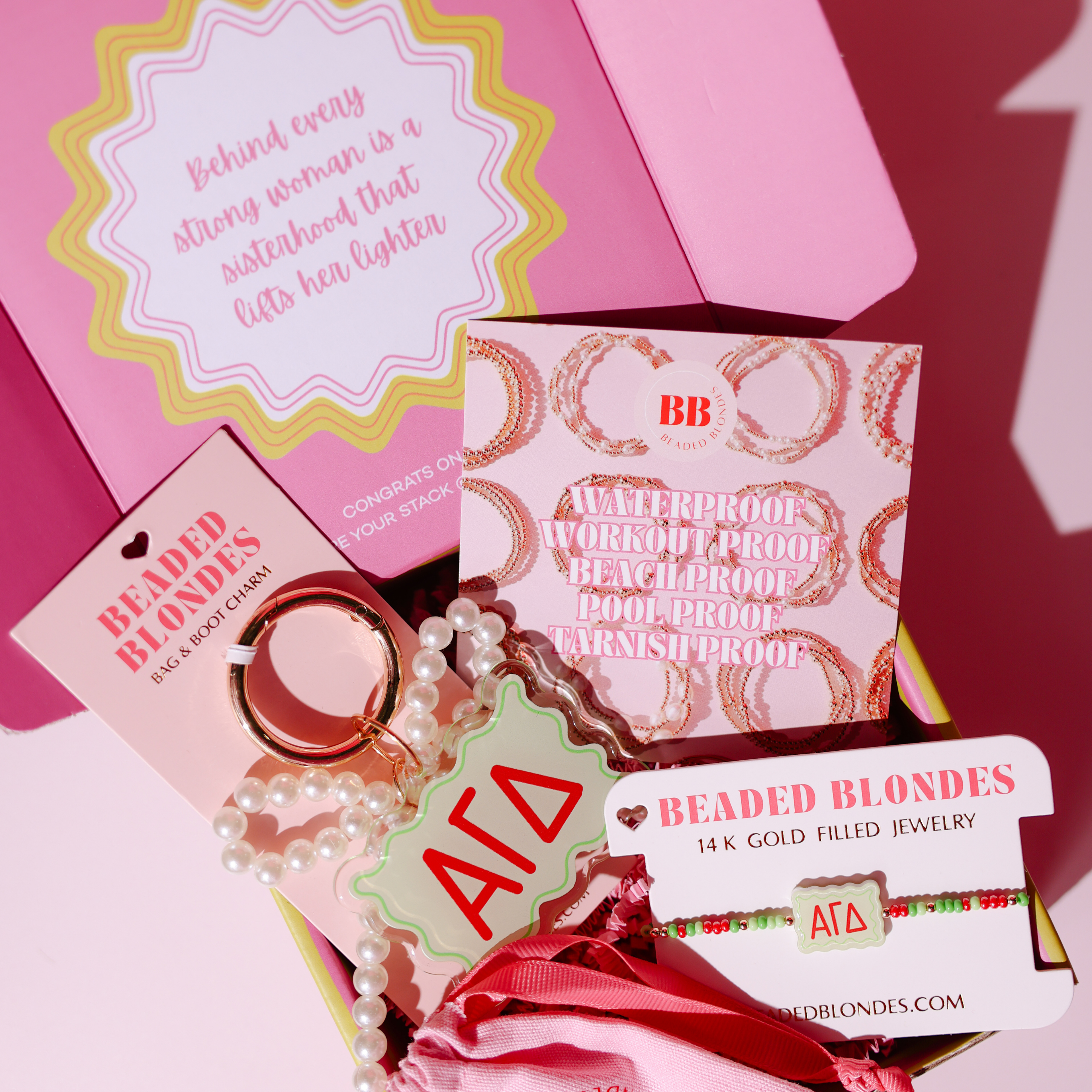 Alpha Gamma Delta Sisterhood Stack Box
