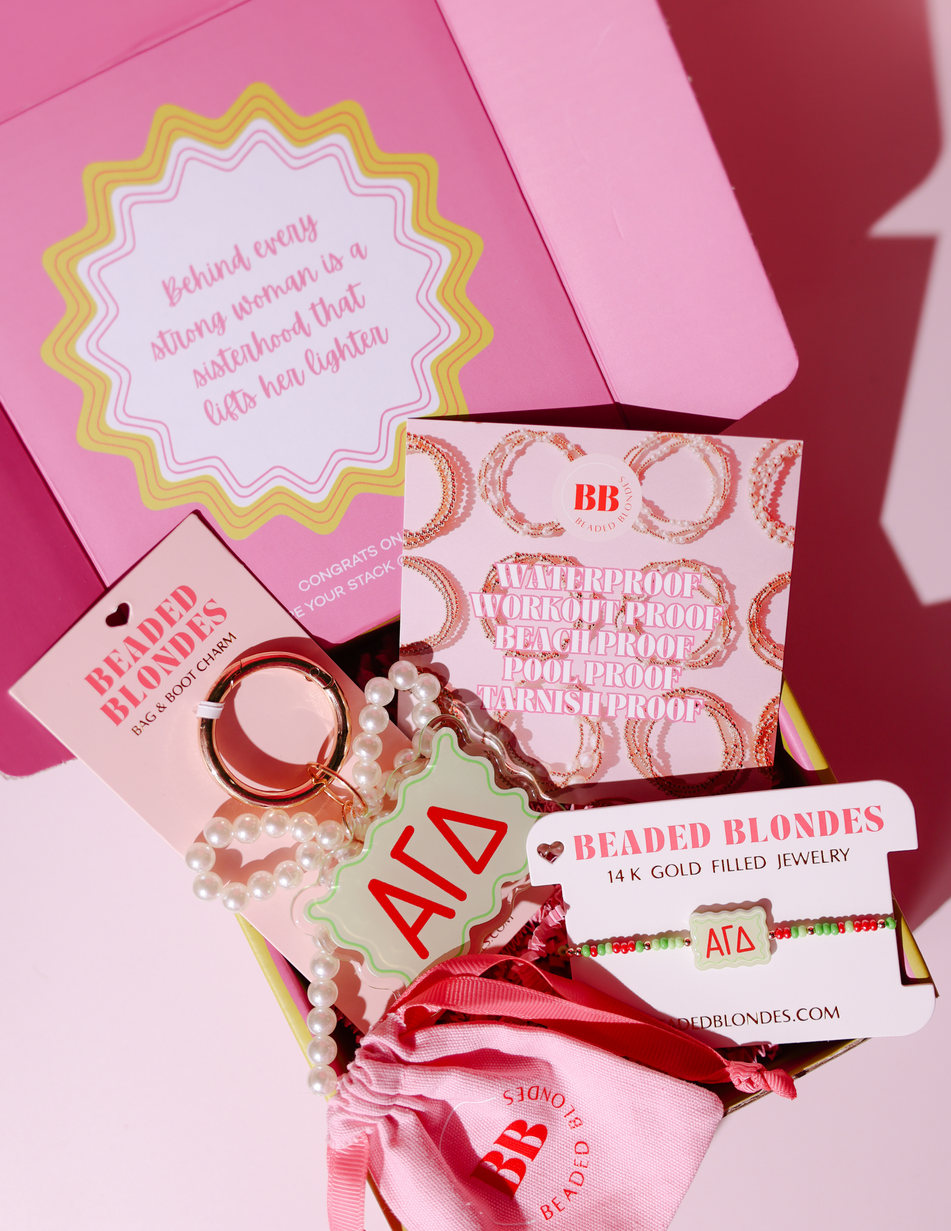 Alpha Gamma Delta Sisterhood Stack Box