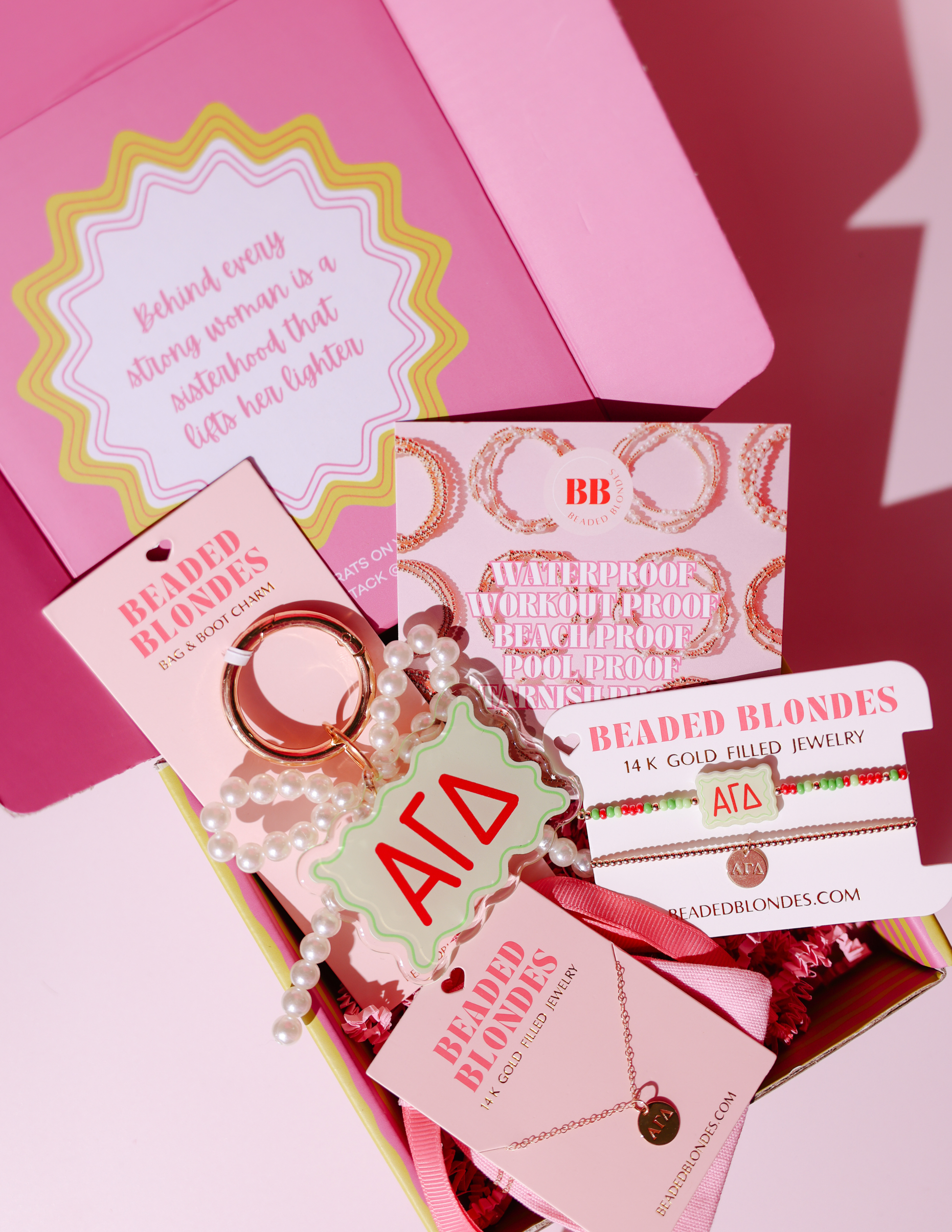 Alpha Gamma Delta Sisterhood Stack Box
